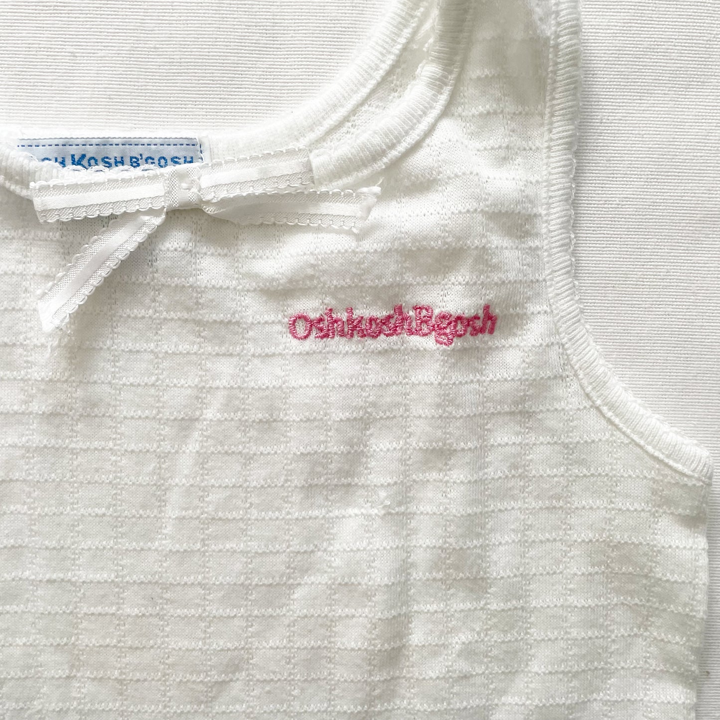 OshKosh Textured Basic Tank Top - Yellow Clover Vintage Kids Clothes