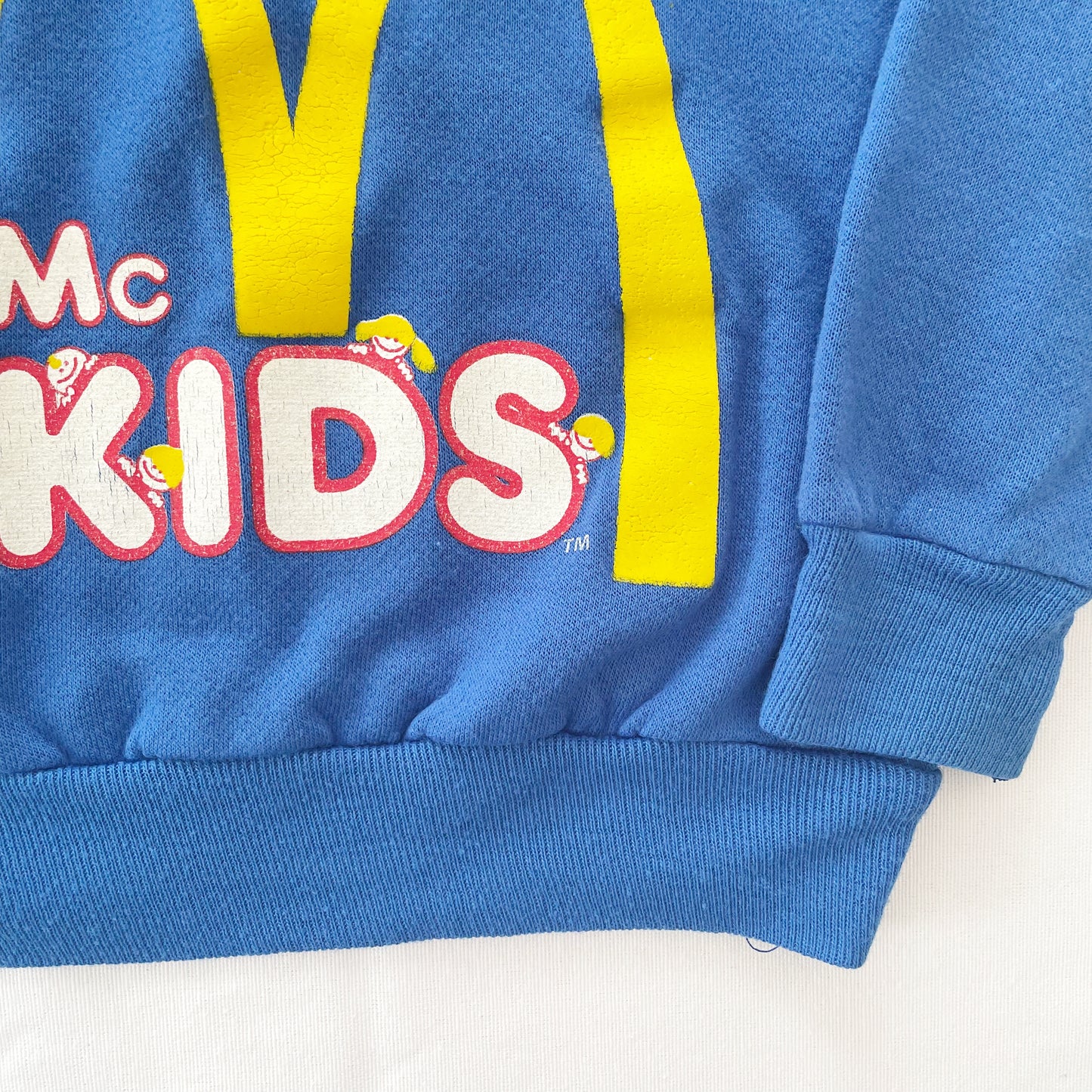 McKids Logo Sweatshirt • 2T? - Yellow Clover Vintage Kids Clothes