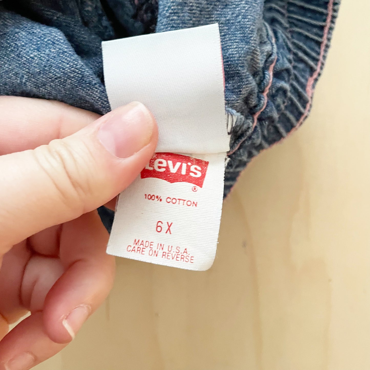 Levi’s Floral Print Culotte Shorts - Yellow Clover Vintage Kids Clothes