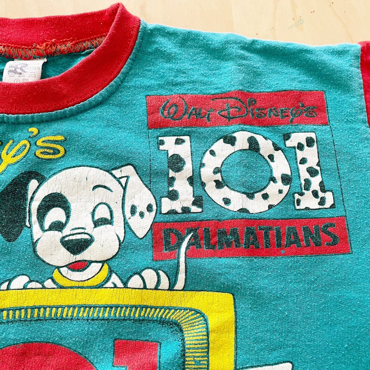 101 Dalmatians Sweatshirt Set - Yellow Clover Vintage Kids Clothes