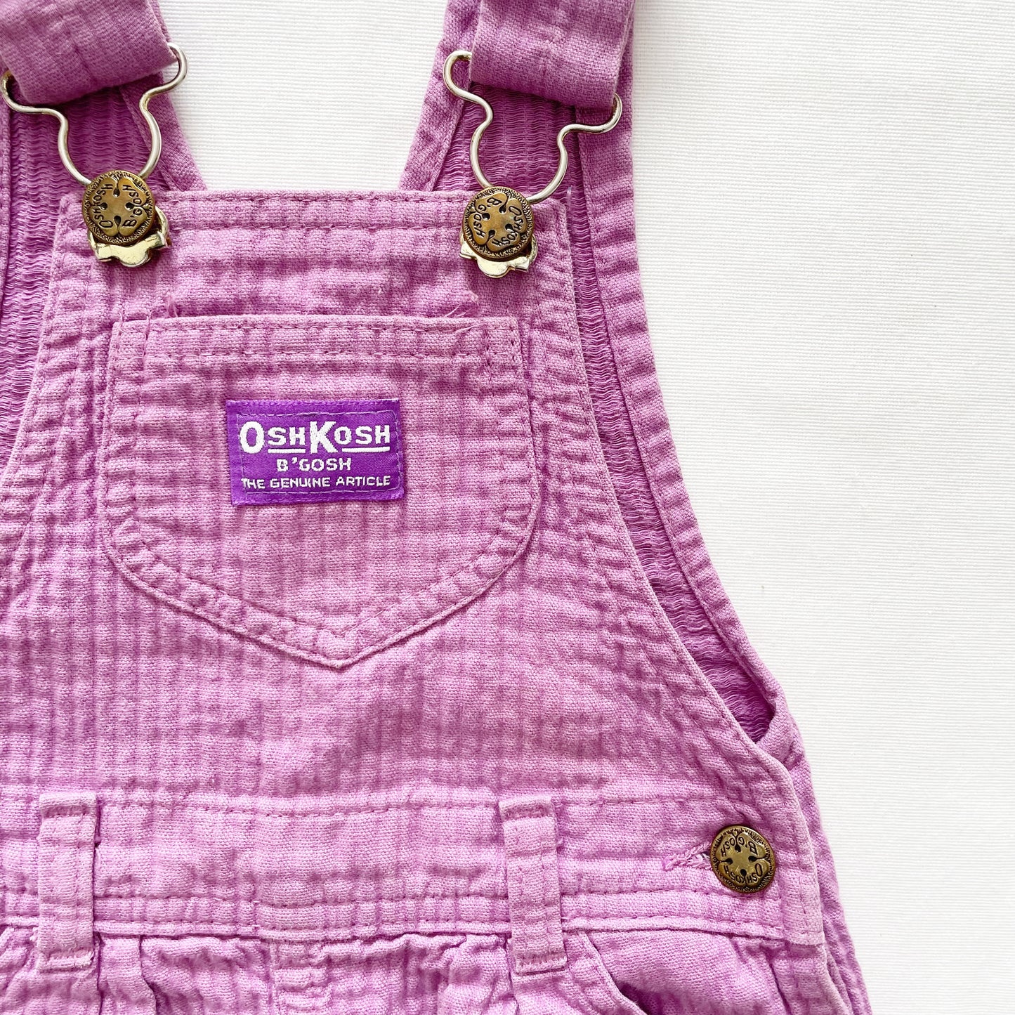 OshKosh Textured Lilac Skirtall - Yellow Clover Vintage Kids Clothes