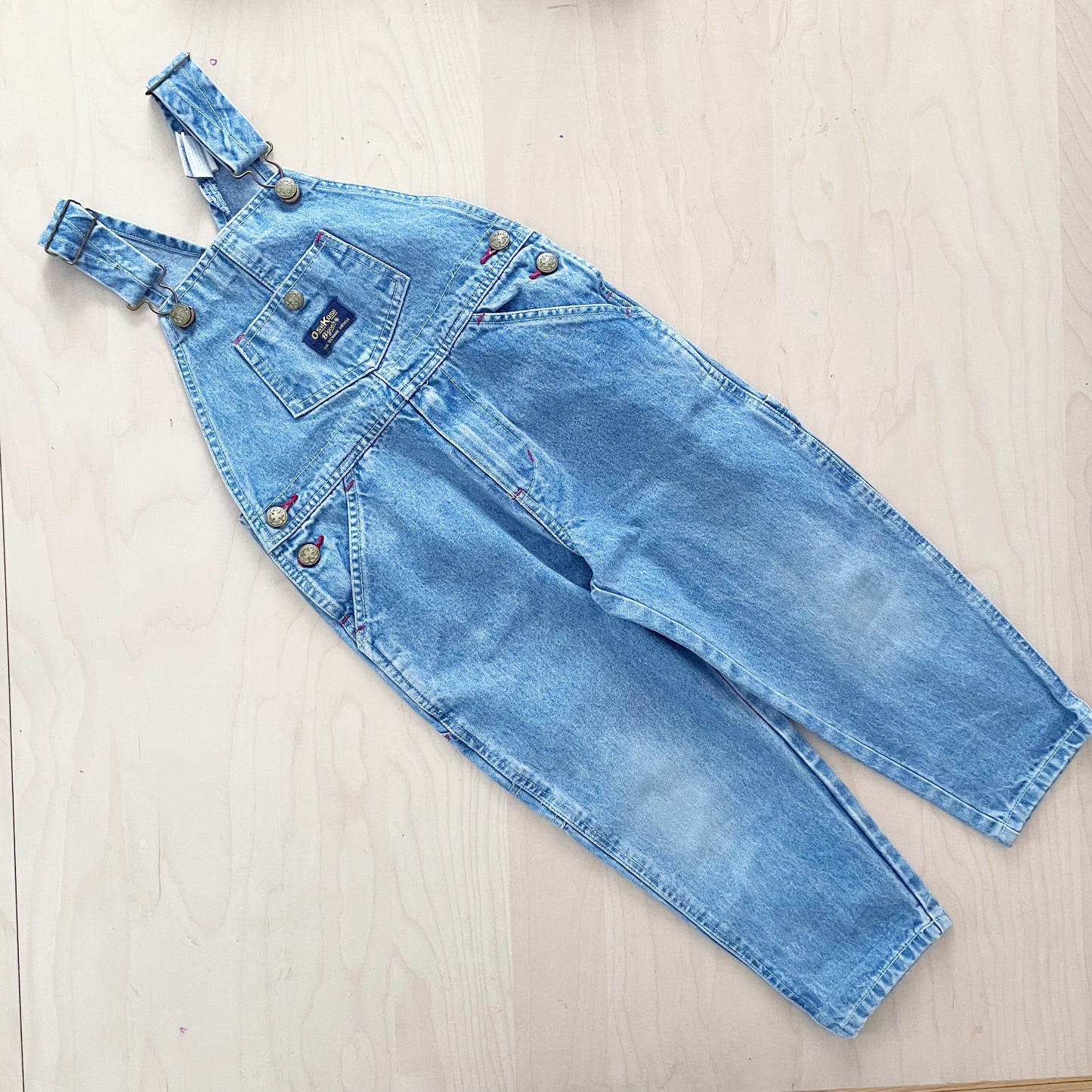 OshKosh Medium Light Wash Overalls
