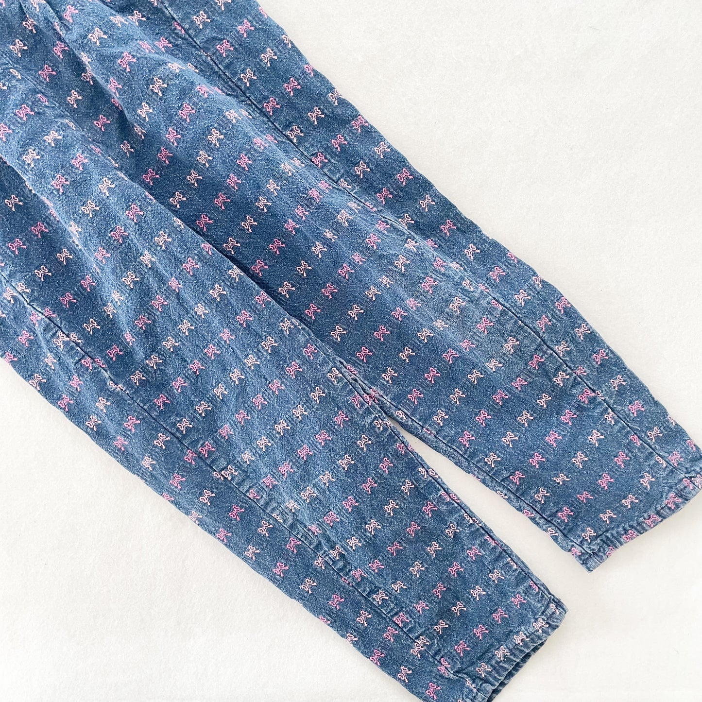 OshKosh Bow Woven Overalls - Yellow Clover Vintage Kids Clothes