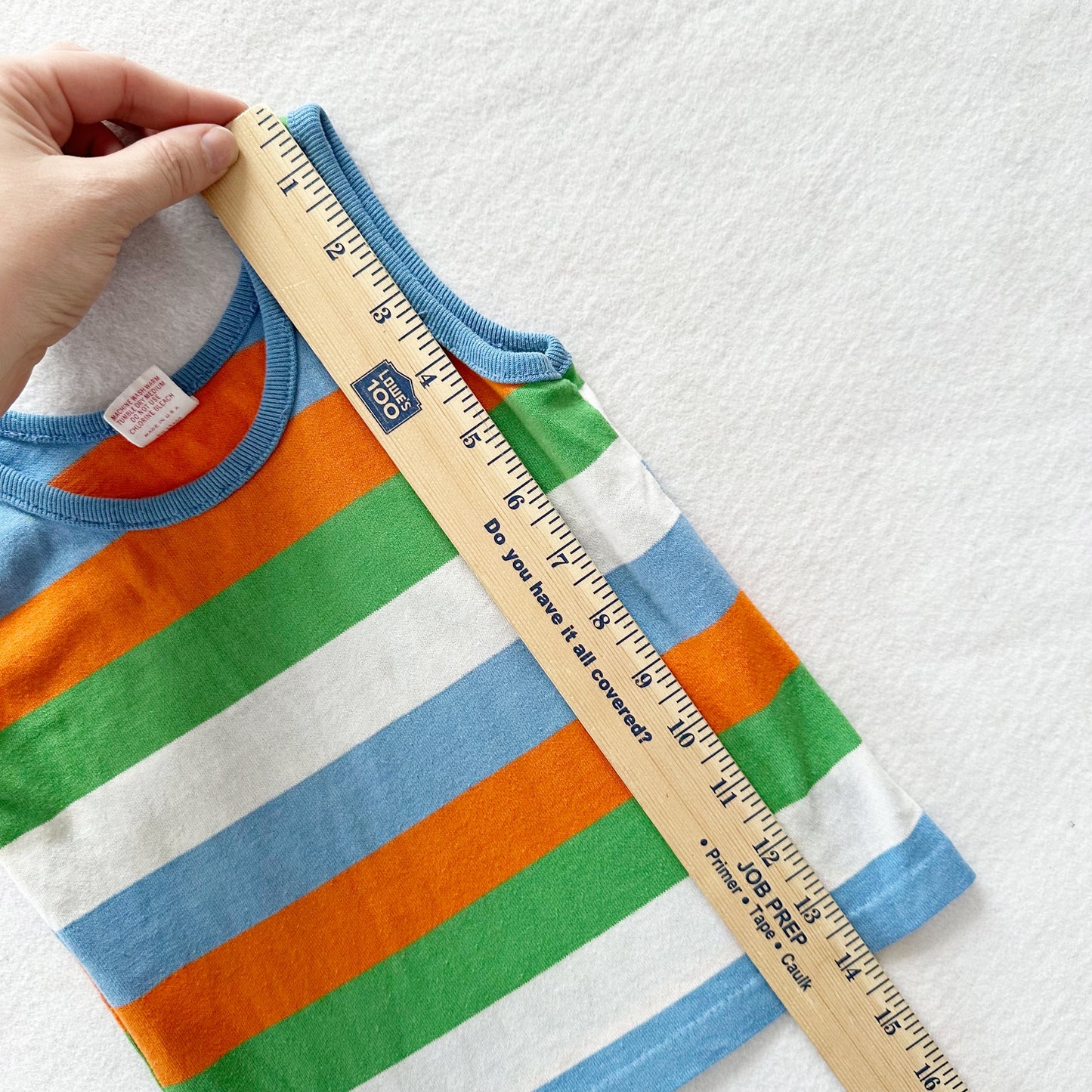 Buster Brown Striped Tank Top - Yellow Clover Vintage Kids Clothes