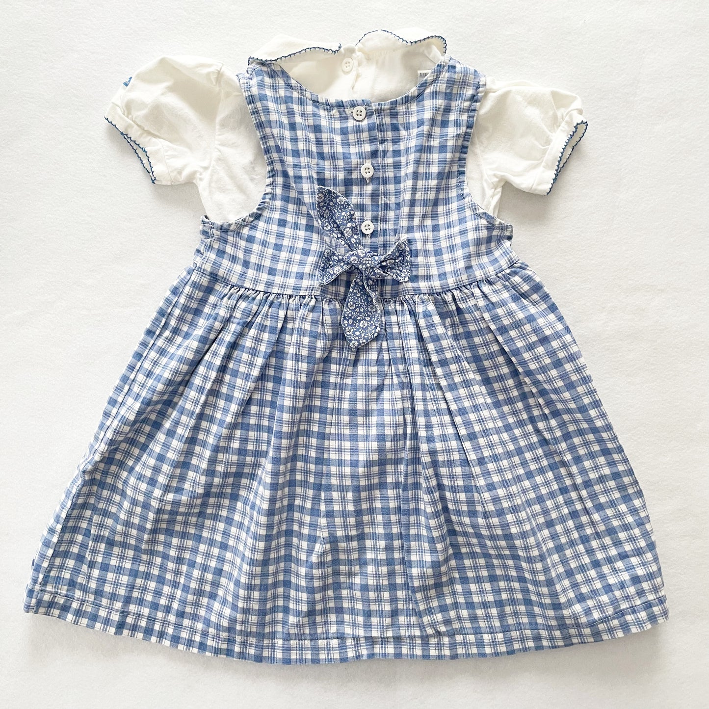 OshKosh Tea Time Dress Set - Yellow Clover Vintage Kids Clothes