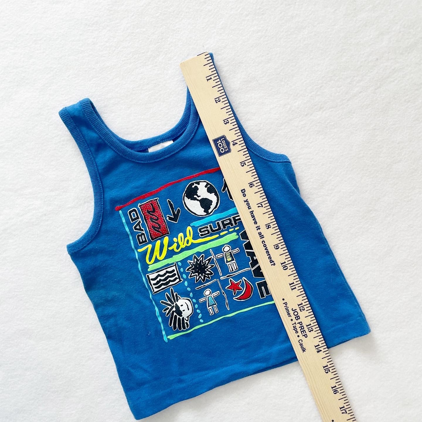 Buster Brown Surf Graphic Tee - Yellow Clover Vintage Kids Clothes