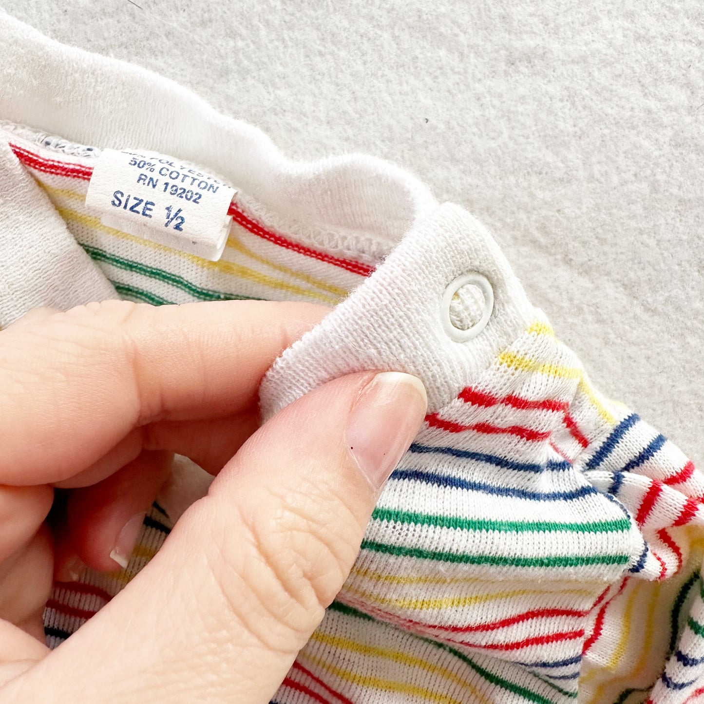 Toddletime Striped Tee - Yellow Clover Vintage Kids Clothes