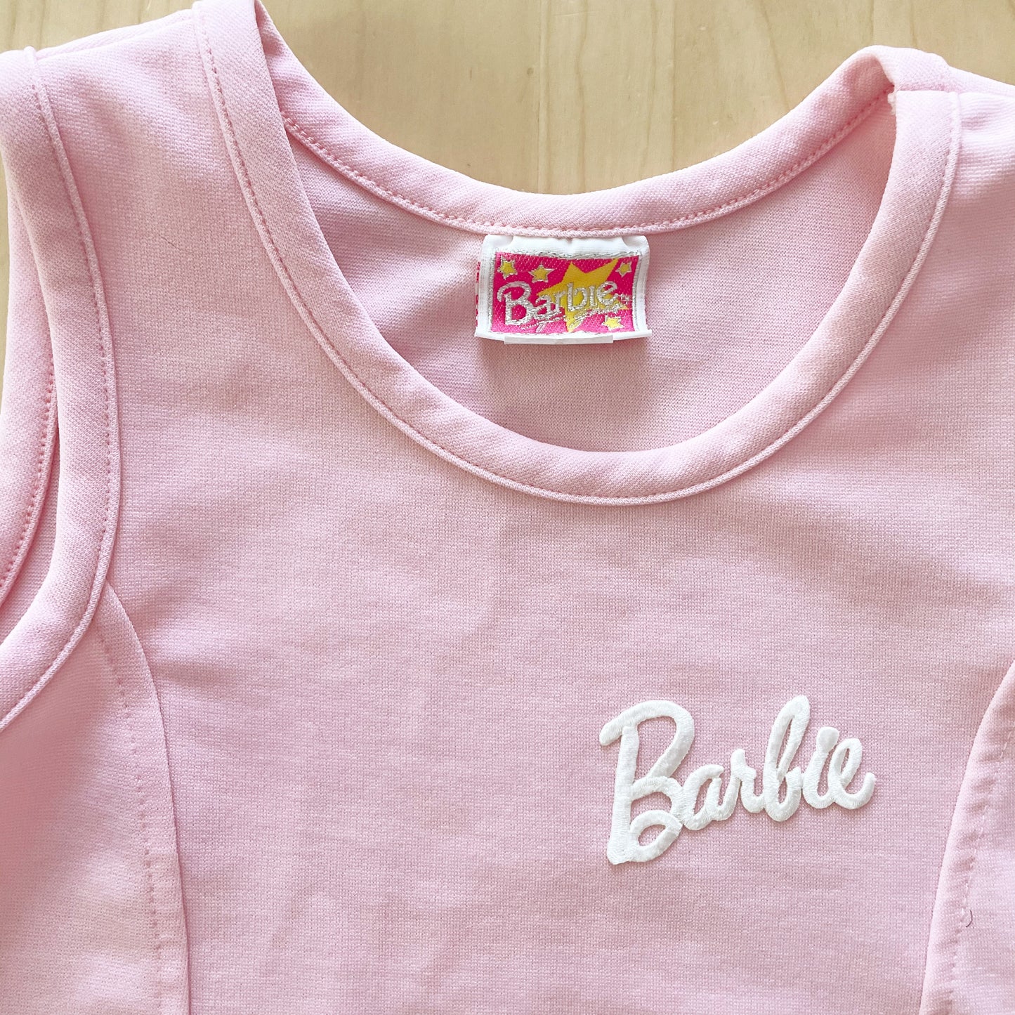 Vintage 1991 Girls Barbie Dress - Yellow Clover Vintage Kids Clothes