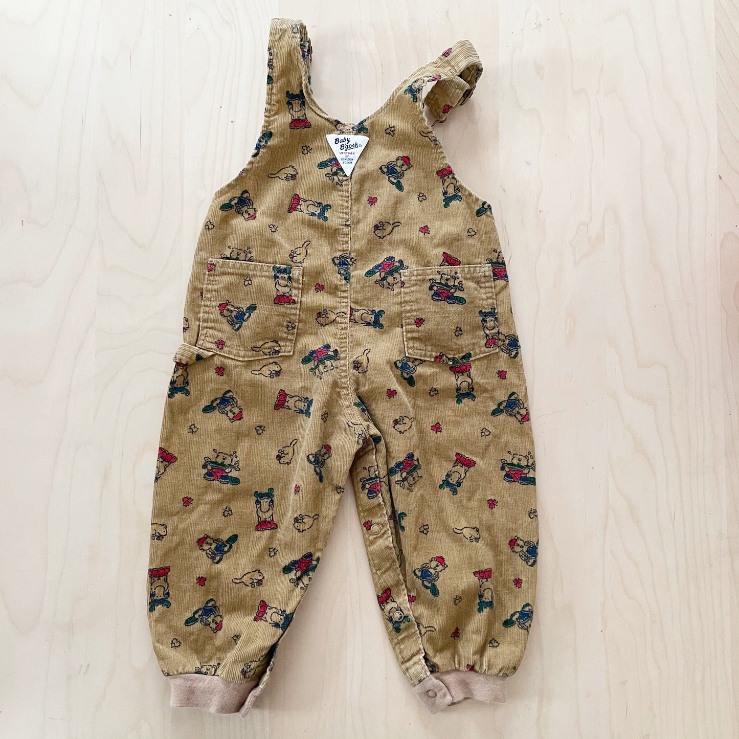 Vintage Baby B’gosh Beaver Cord Jogger Overalls