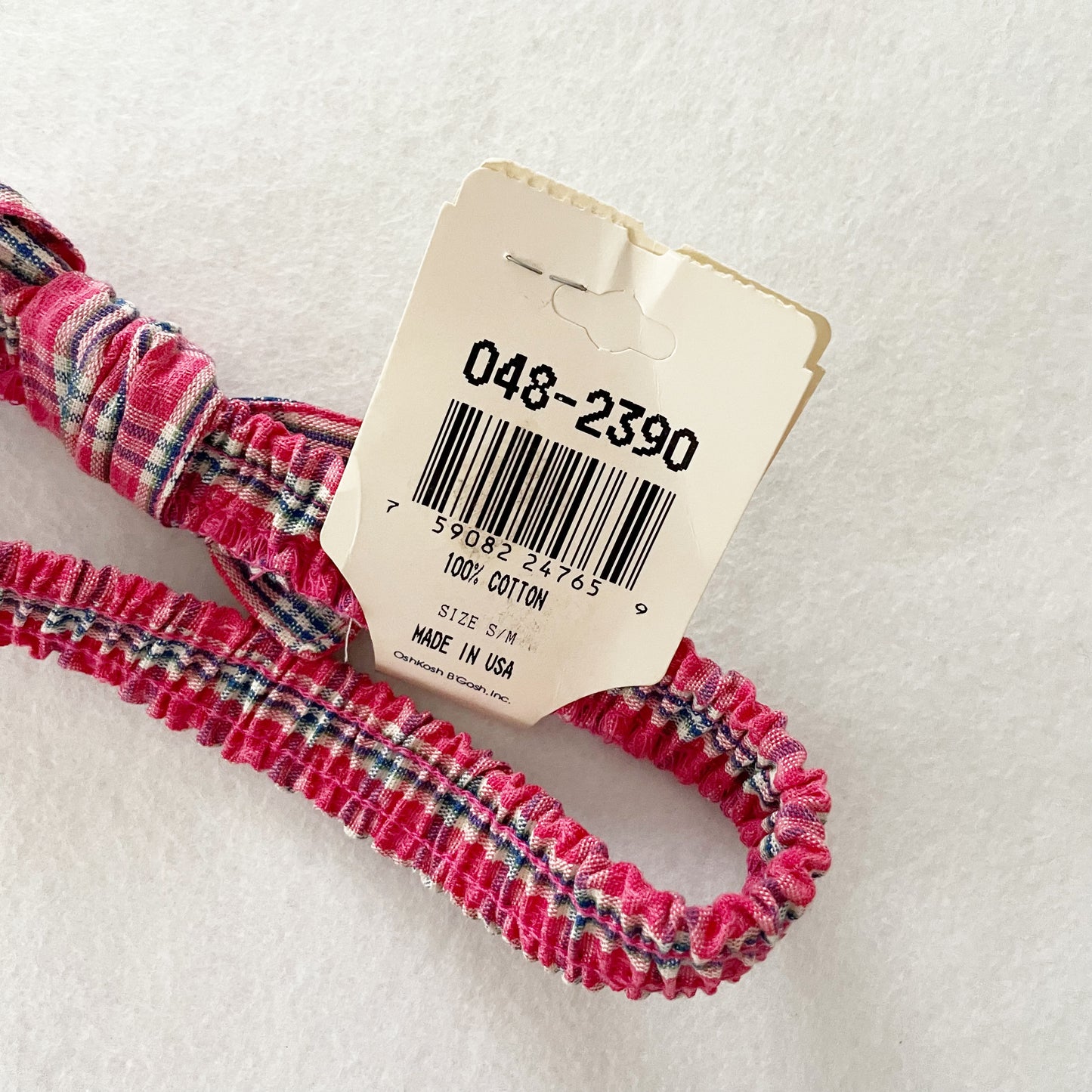 OshKosh Pink Plaid Headband