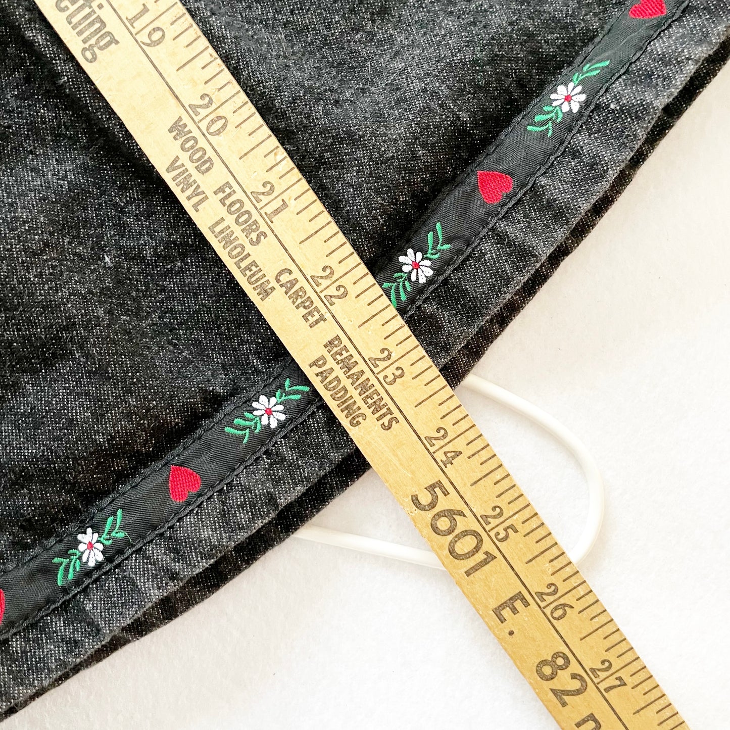 Lee Black Denim Dress - Yellow Clover Vintage Kids Clothes
