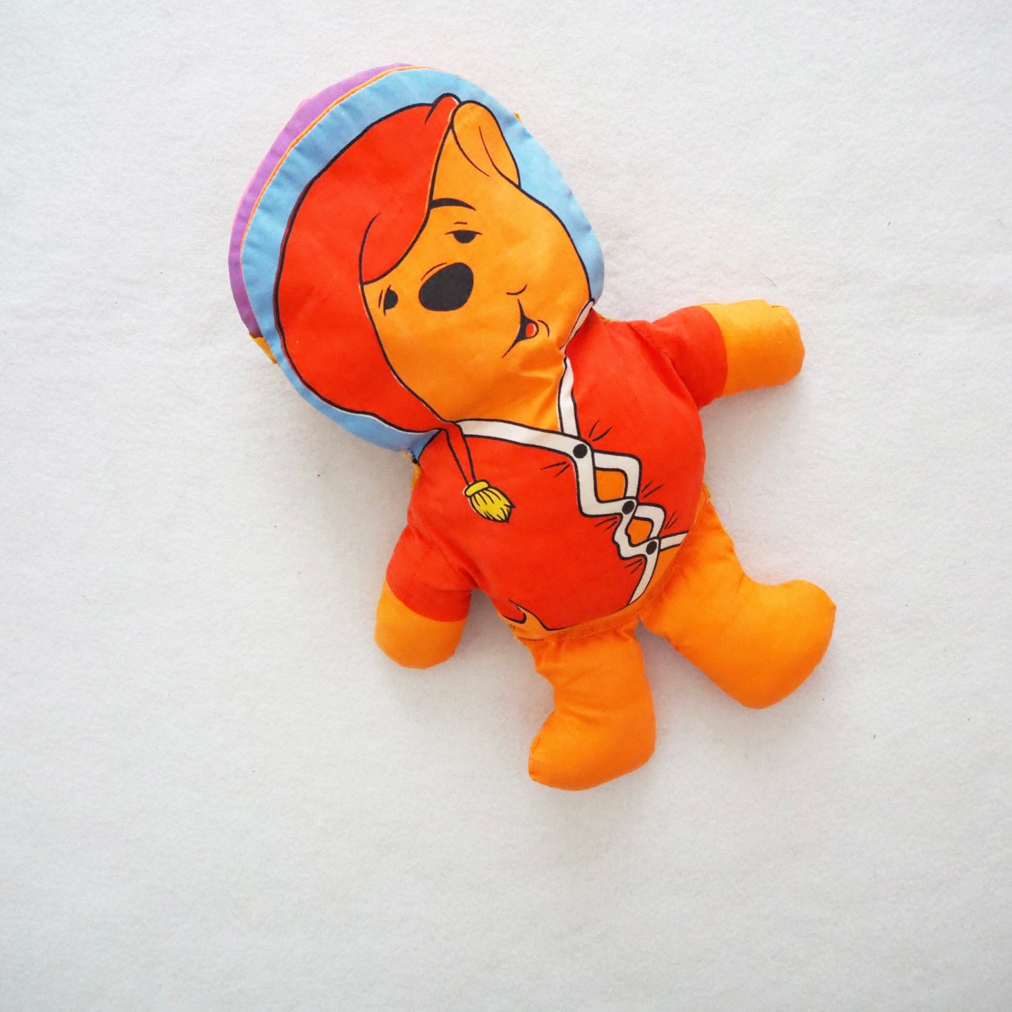 Face Changing Pooh Plush - Yellow Clover Vintage Kids Clothes