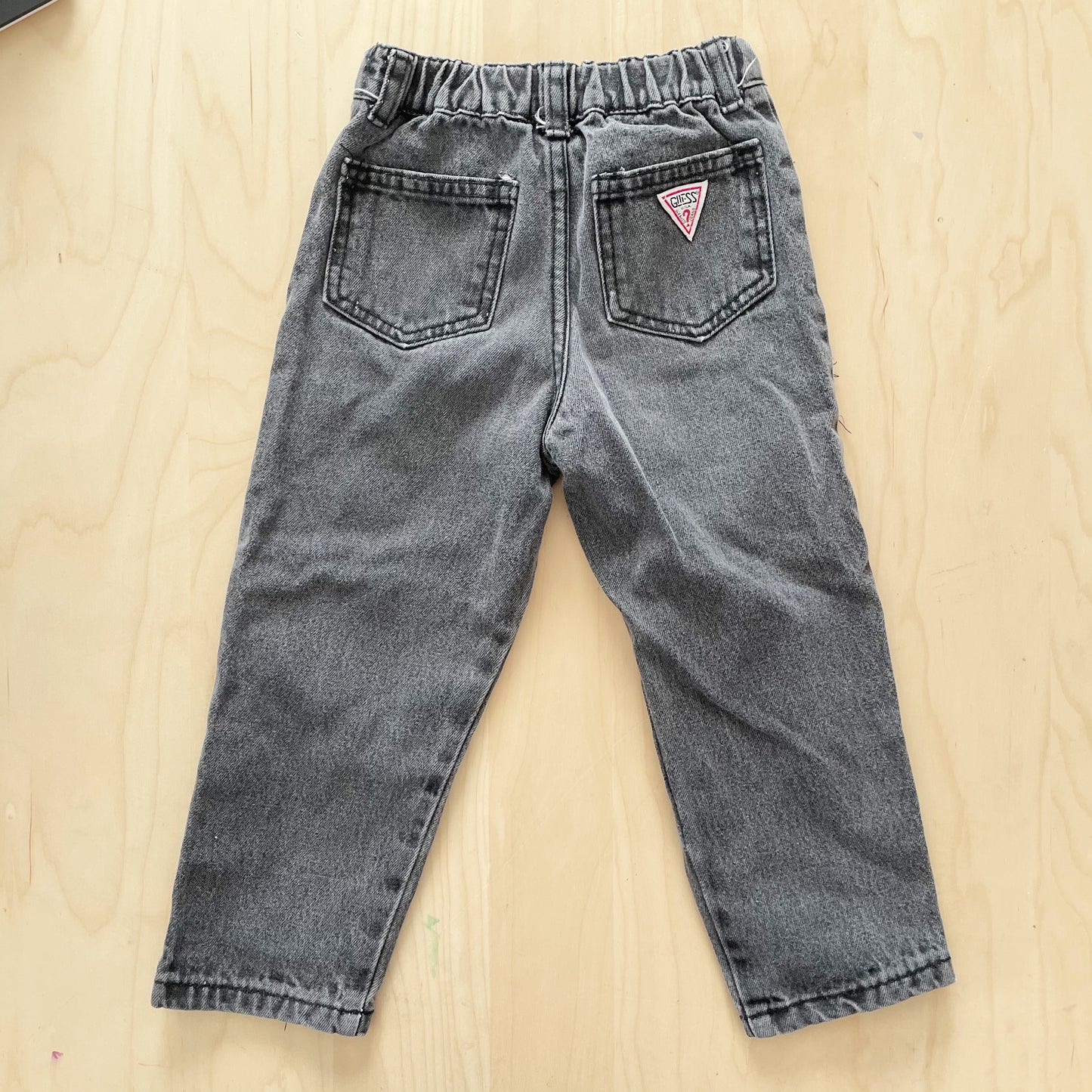 Vintage Guess Gray Denim Jeans - Yellow Clover Vintage Kids Clothes