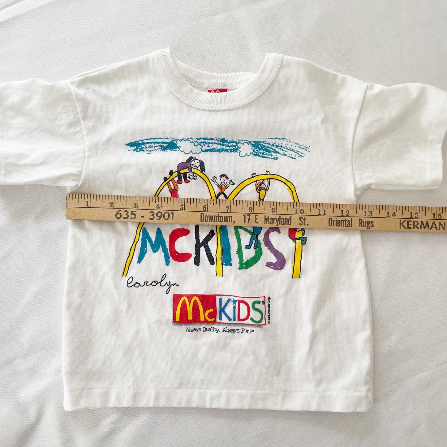 McKids Coloring Contest Graphic Tee • 4T - Yellow Clover Vintage Kids Clothes