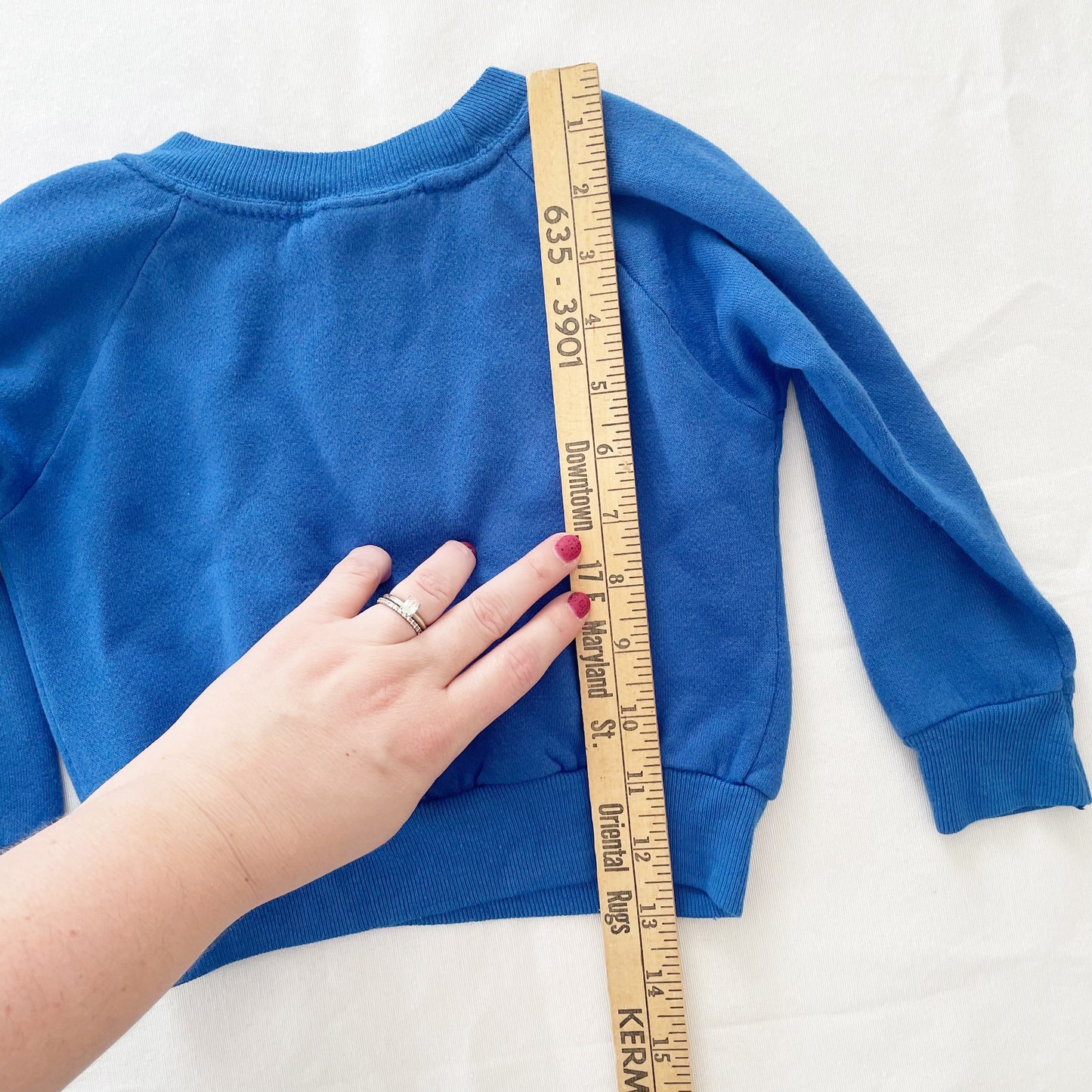 McKids Logo Sweatshirt • 2T? - Yellow Clover Vintage Kids Clothes