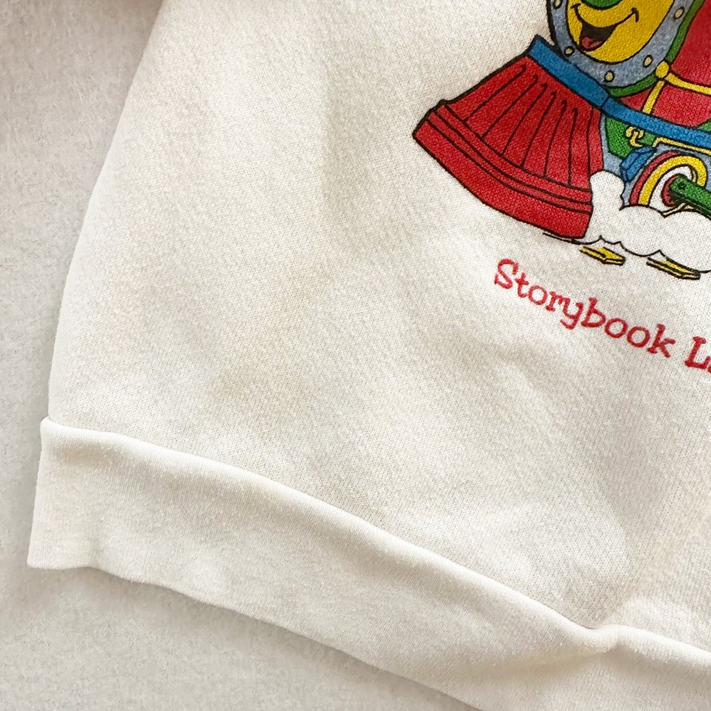 Storybook Land Train Sweatshirt - Yellow Clover Vintage Kids Clothes