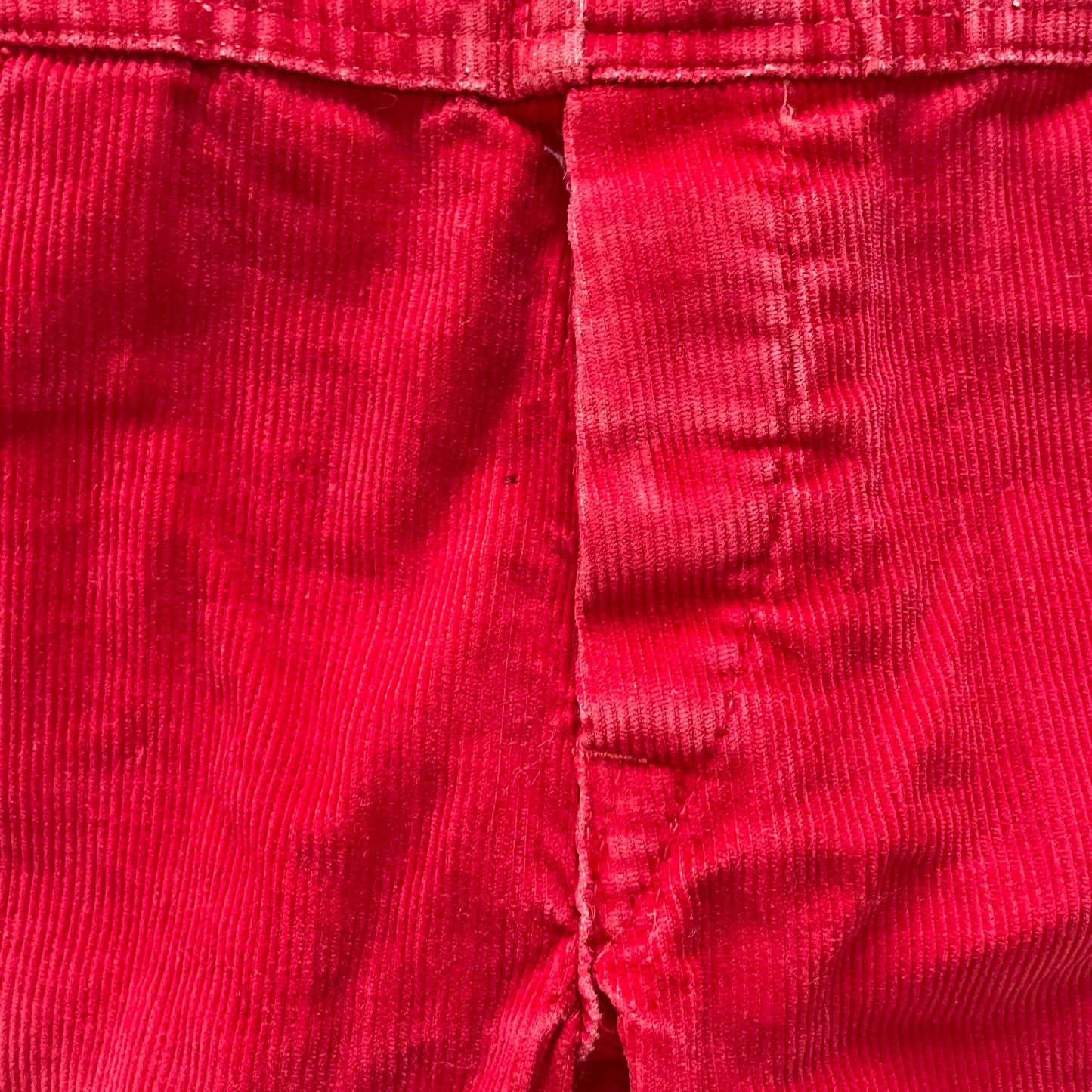 OshKosh Darker Red Cord Overalls - Yellow Clover Vintage Kids Clothes