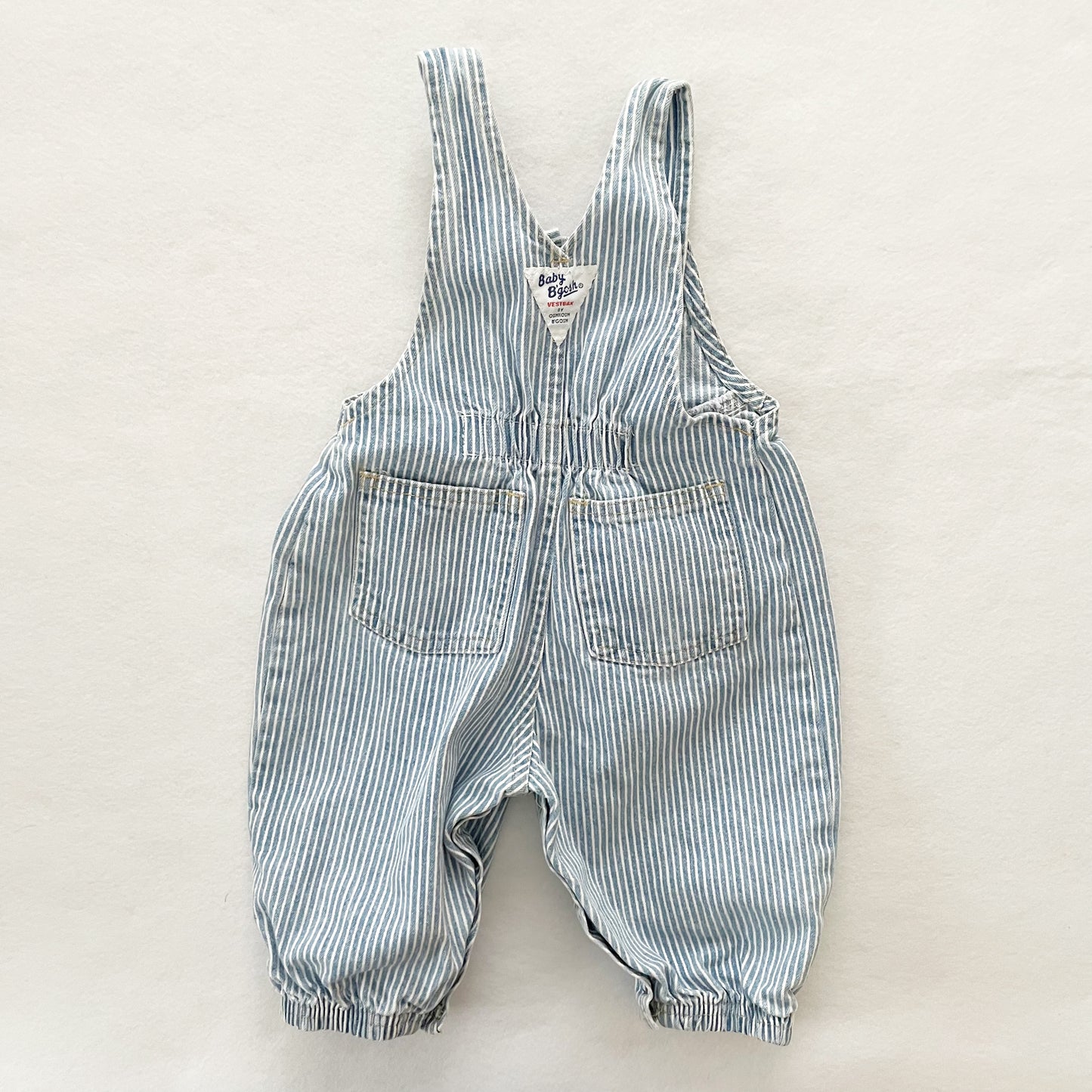 Baby B’gosh Hickory Stripe Bubble Overalls