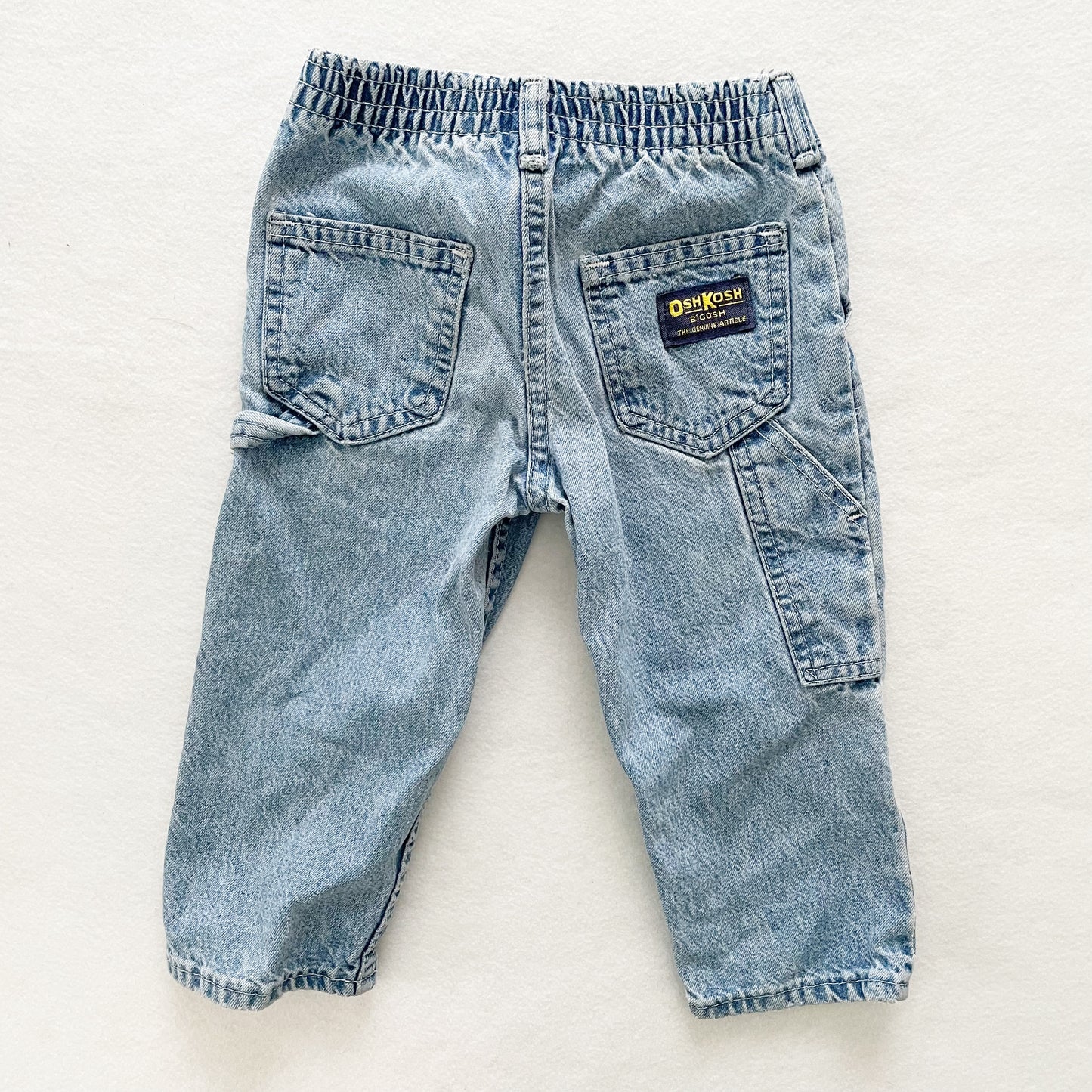 OshKosh Medium Light Wash Jeans - Yellow Clover Vintage Kids Clothes