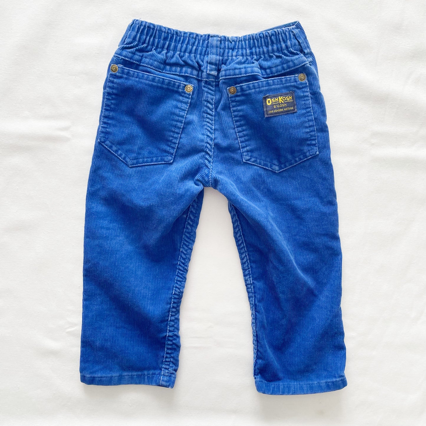 OshKosh Blue Cord Pants - Yellow Clover Vintage Kids Clothes
