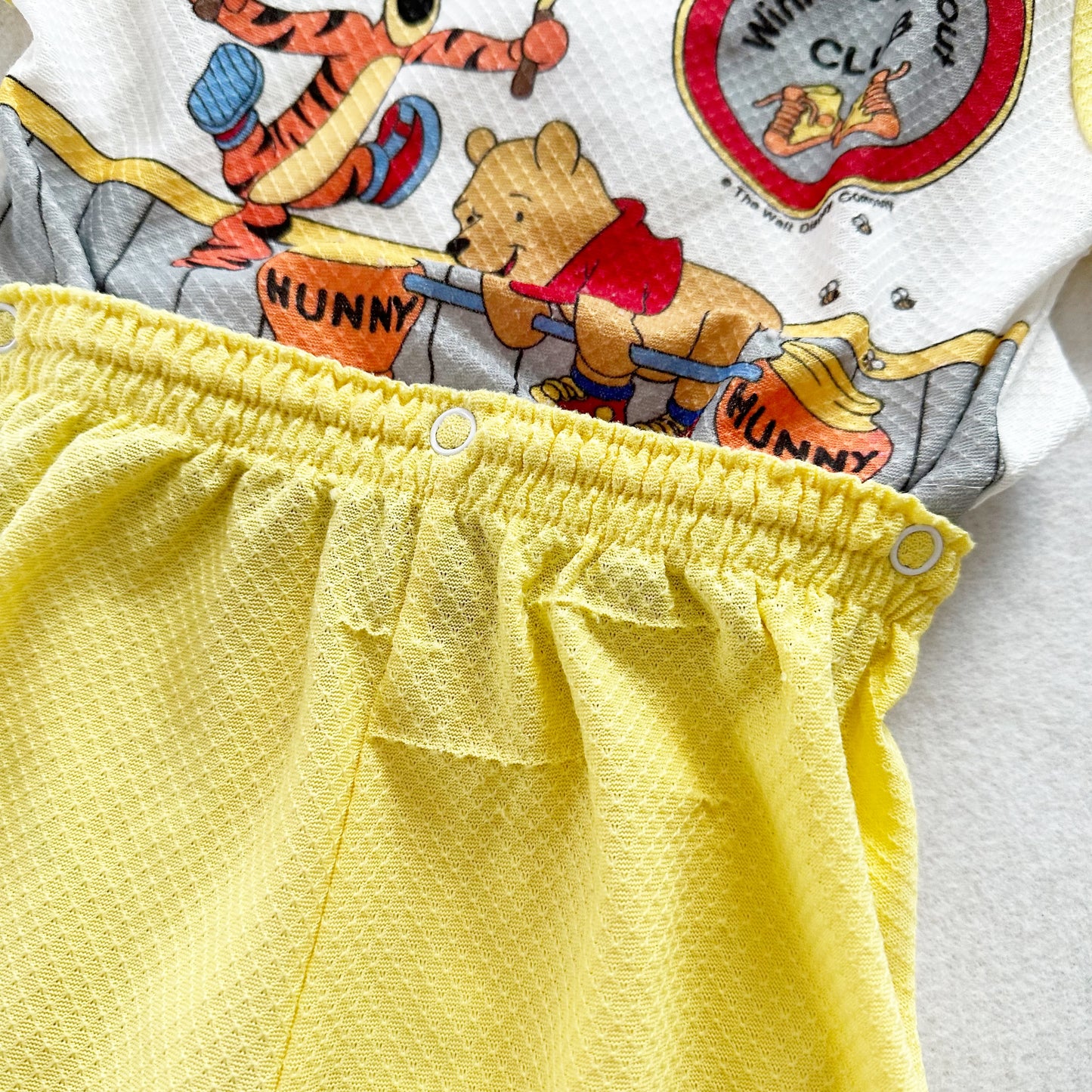 Winnie’s Workout Club Pajamas - Yellow Clover Vintage Kids Clothes