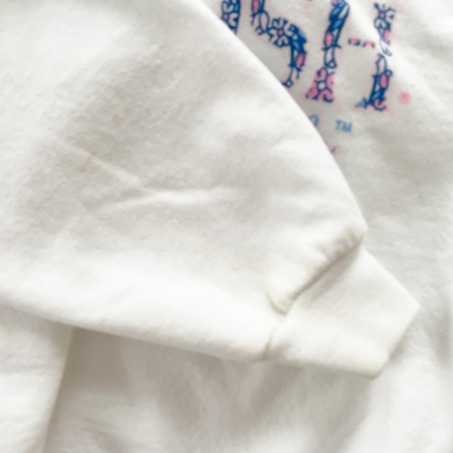OshKosh Floral Logo Sweatshirt - Yellow Clover Vintage Kids Clothes