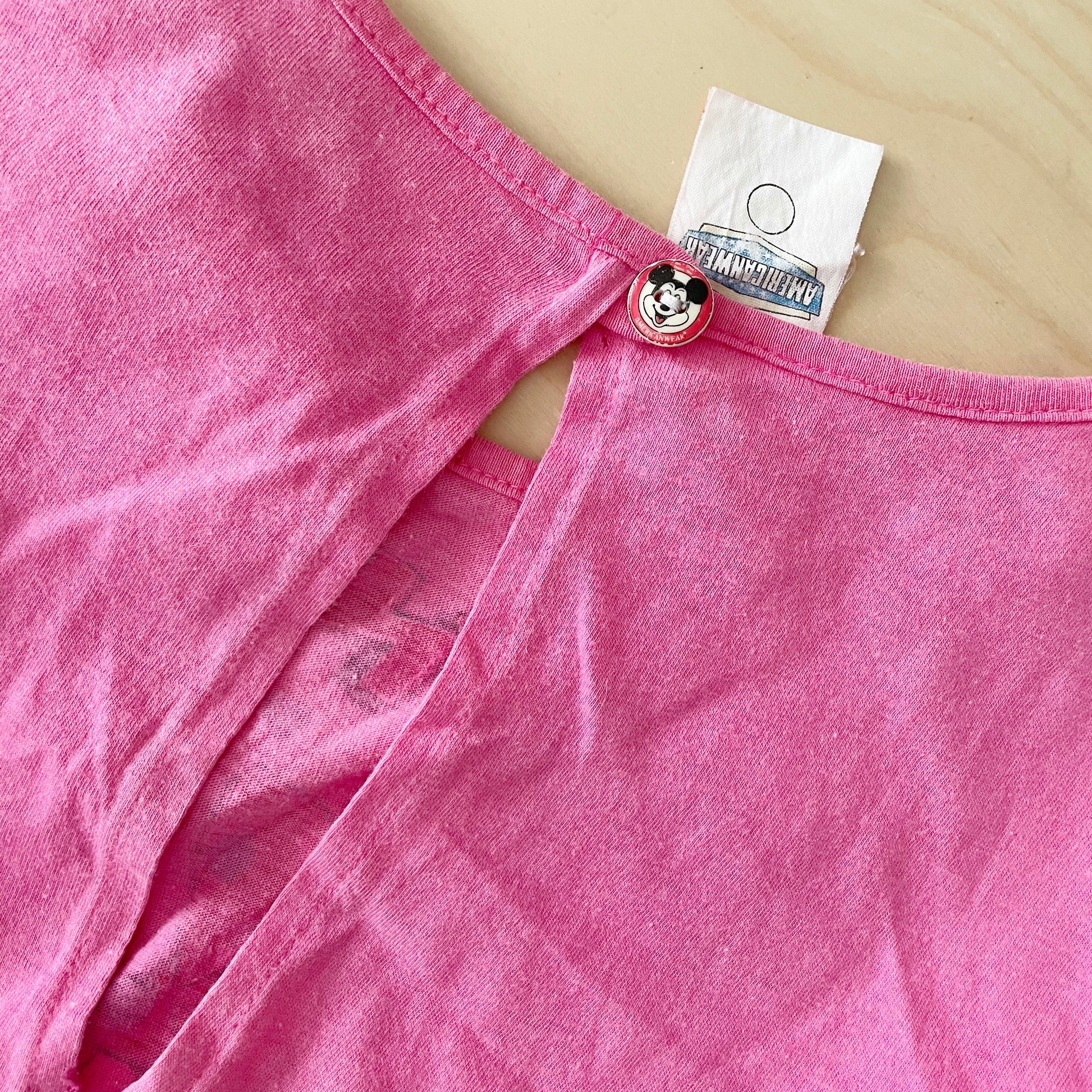 Minnie Mouse Heart Beat Romper - Yellow Clover Vintage Kids Clothes