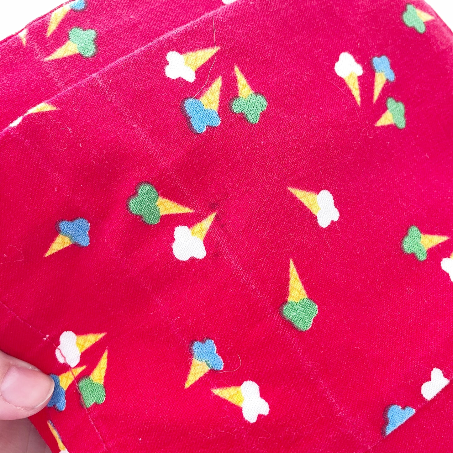 OshKosh Ice Cream Cone Print Pants - Yellow Clover Vintage Kids Clothes