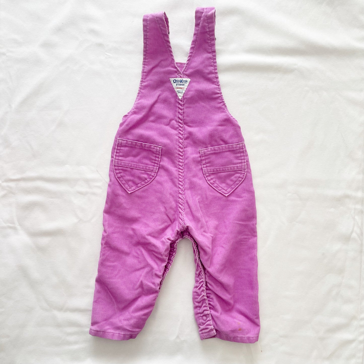 OshKosh Orchid Purple Fine Cord Overalls