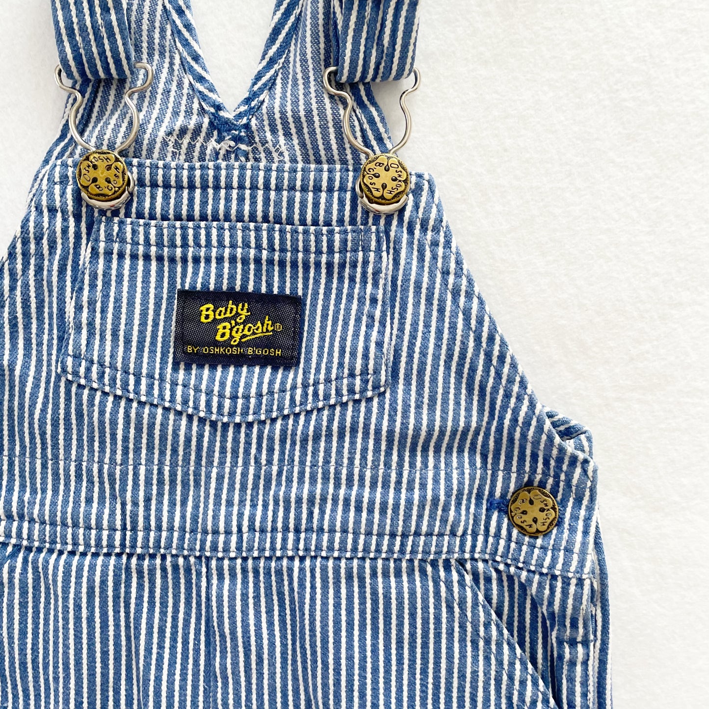 Baby B’gosh Blue Hickory Stripe Shortalls