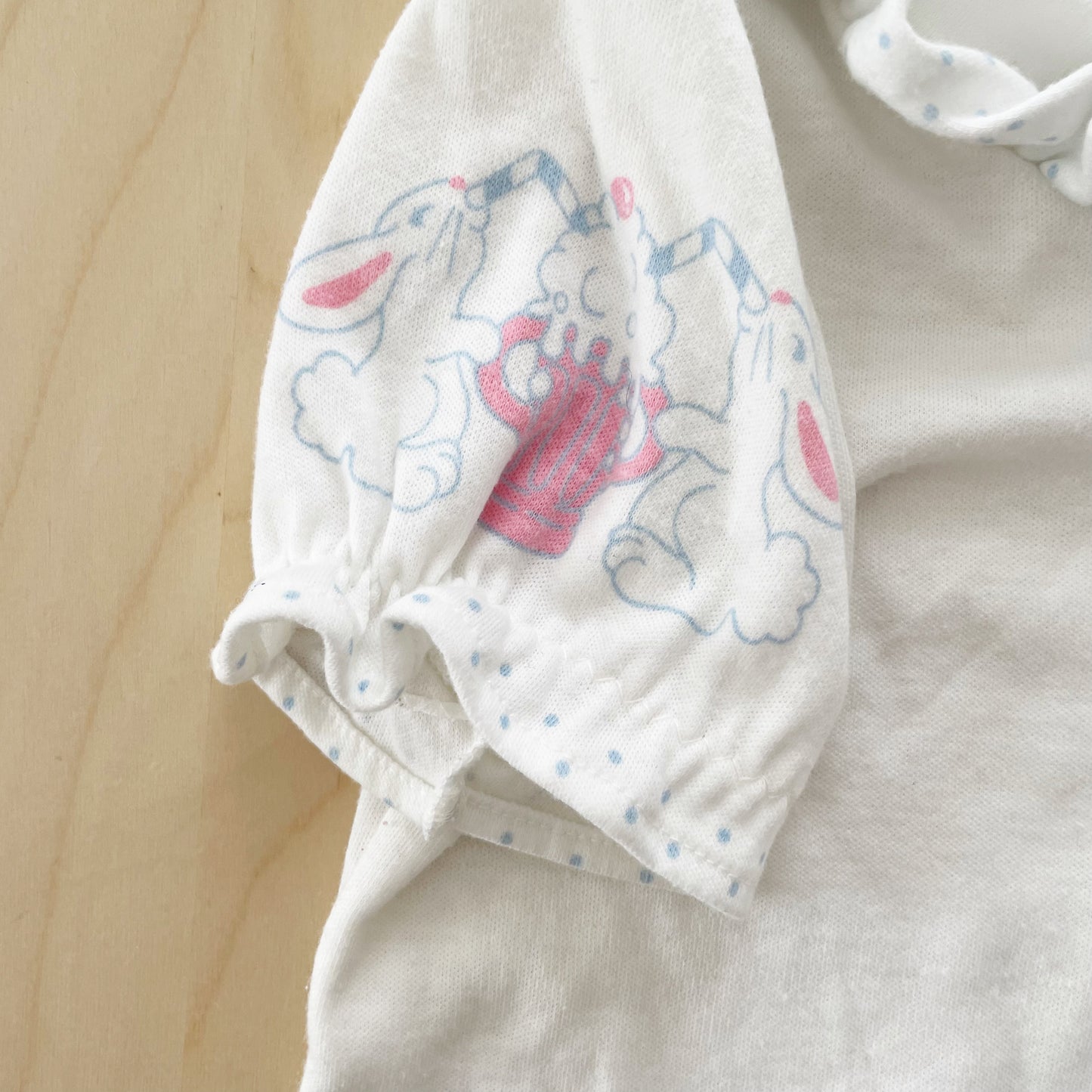 OshKosh Bunny Soda Fountain Layer Tee - Yellow Clover Vintage Kids Clothes