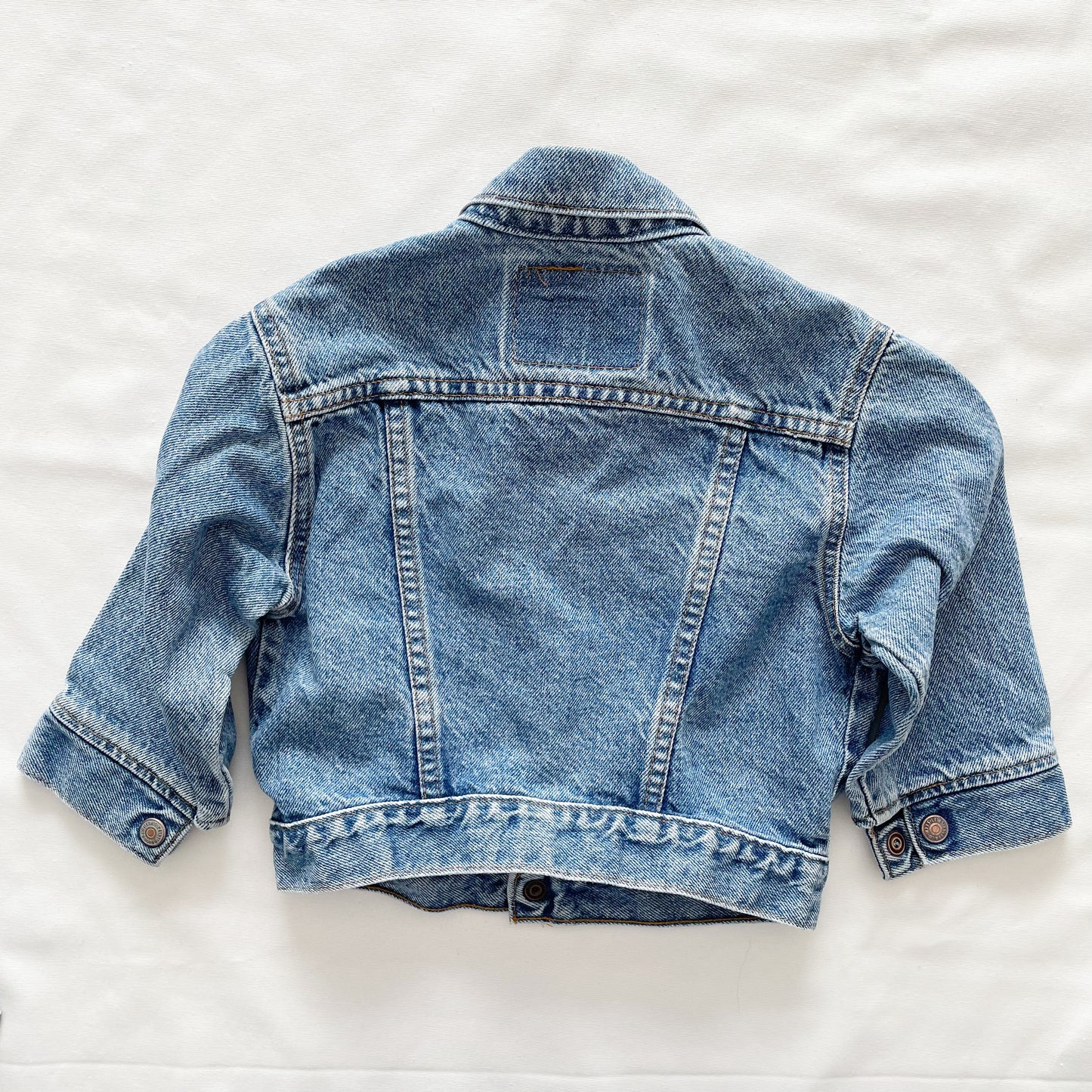 Levi’s Medium Wash Orange Tab Jacket • 2T