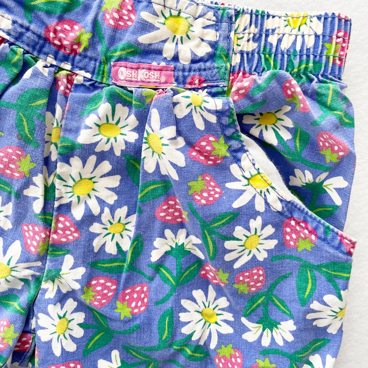 OshKosh Strawberry Daisy Set - Yellow Clover Vintage Kids Clothes