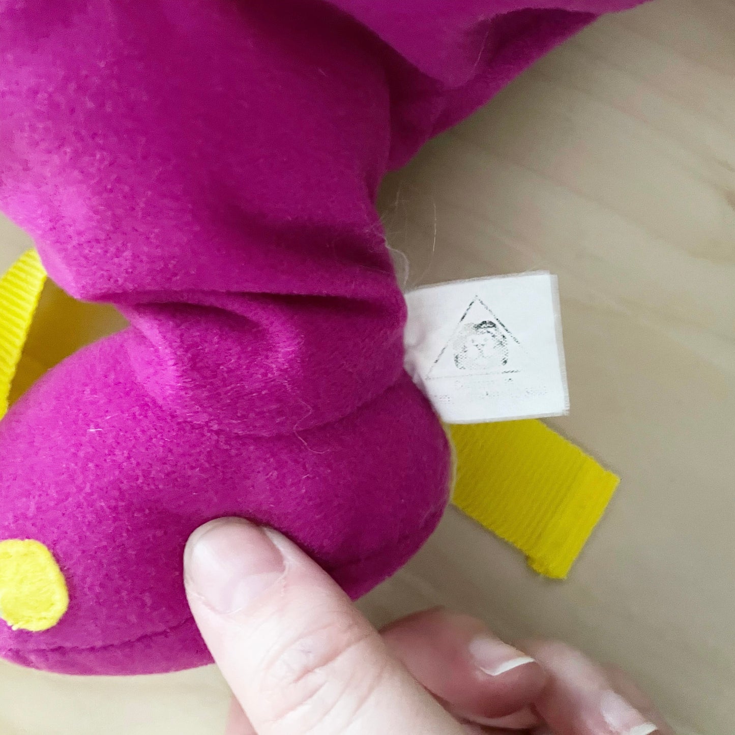 Vintage Barney Plush Backpack