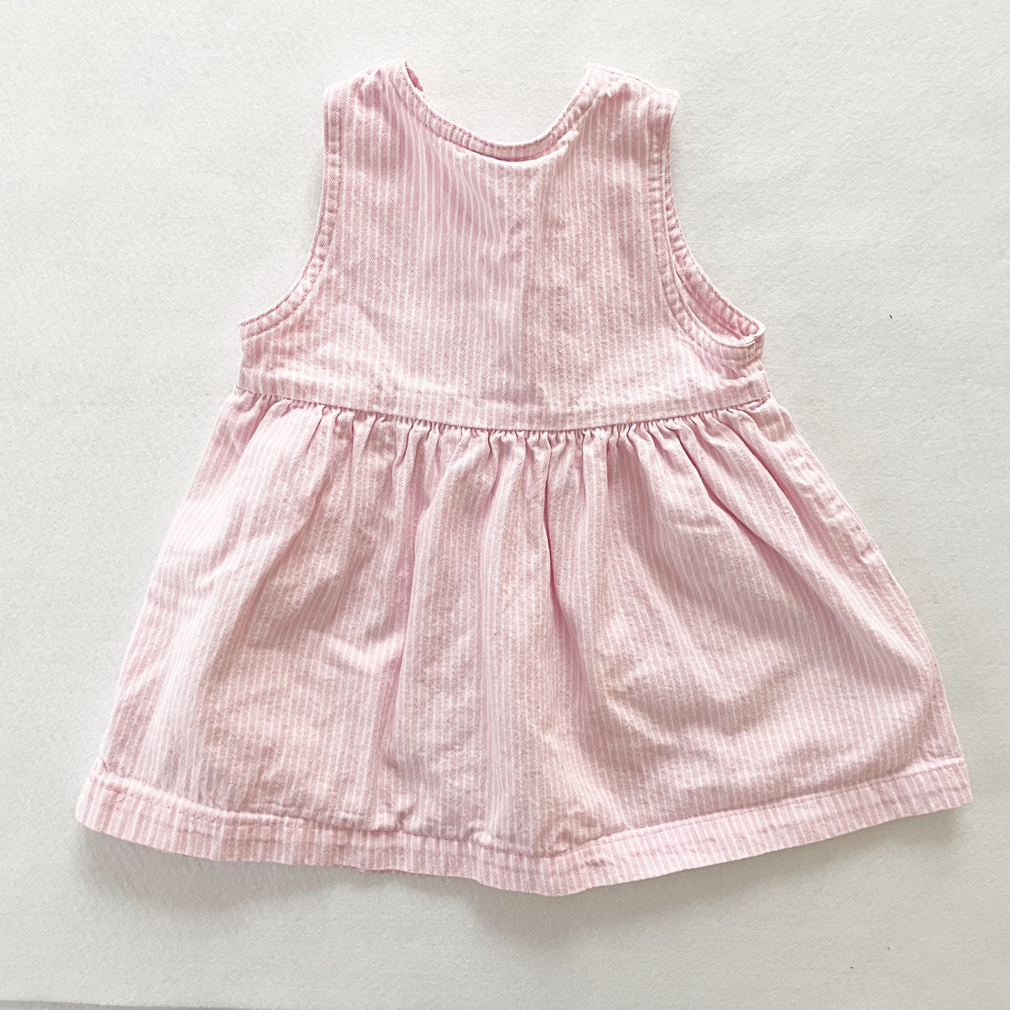 Baby B’gosh Pink Hickory Stripe Dress