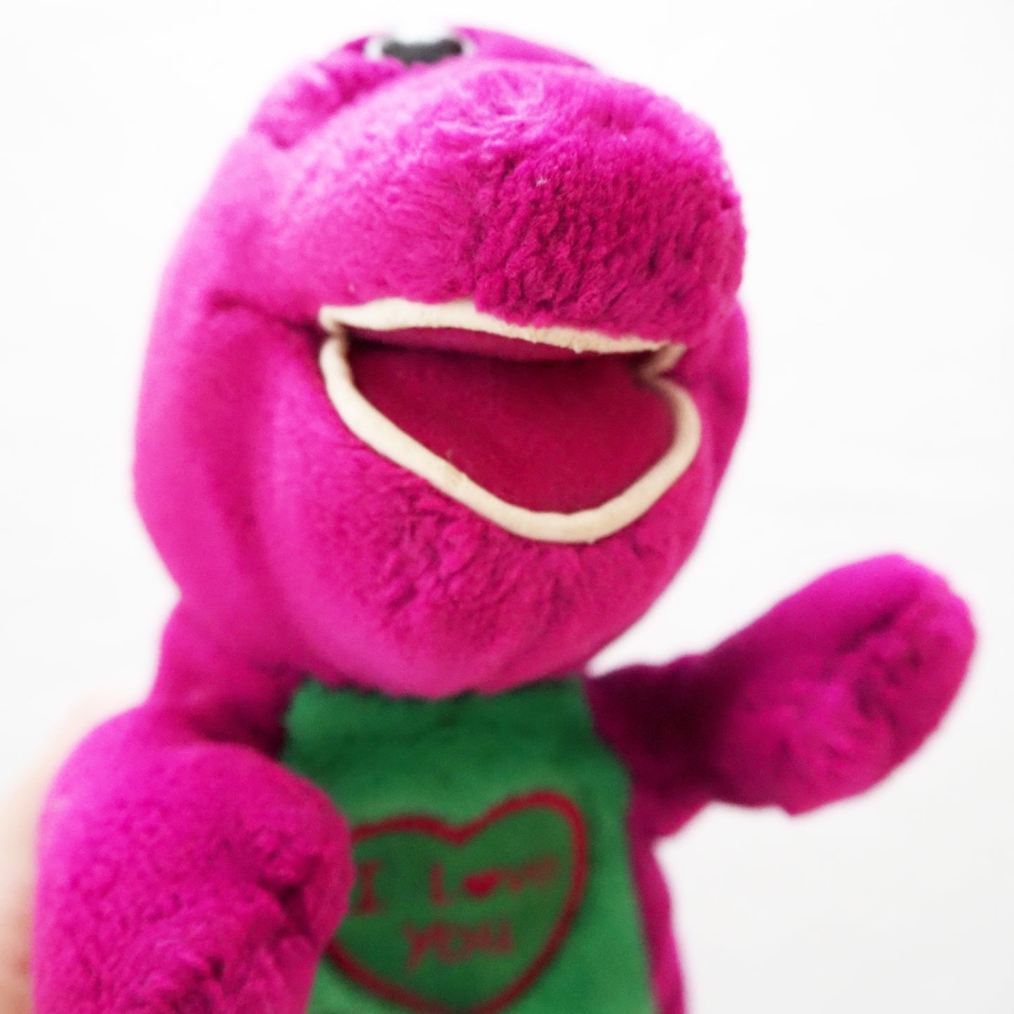 Barney Beanie Plush (Small) - Yellow Clover Vintage Kids Clothes