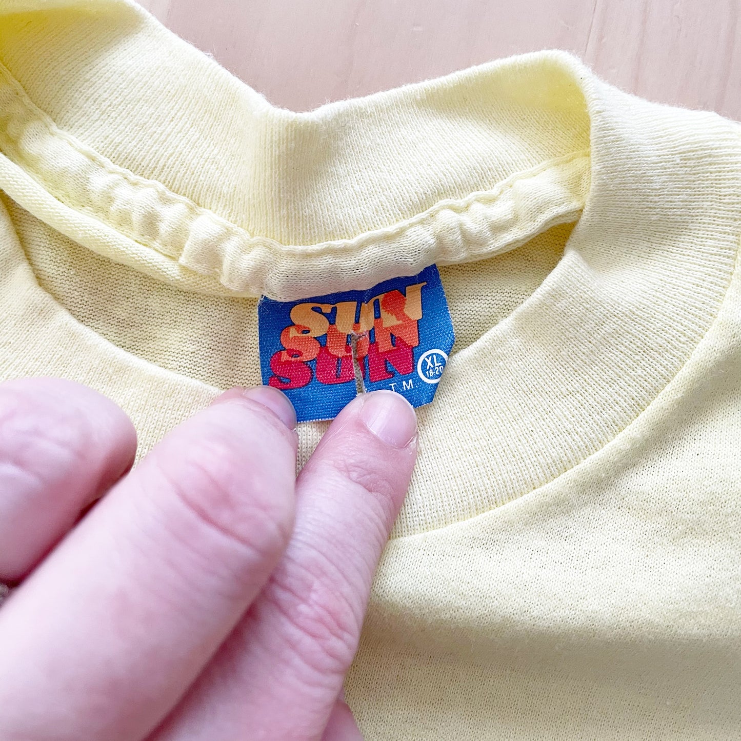 Vintage 1978 Garfield Single Stitch Youth or Adult Tee - Yellow Clover Vintage Kids Clothes