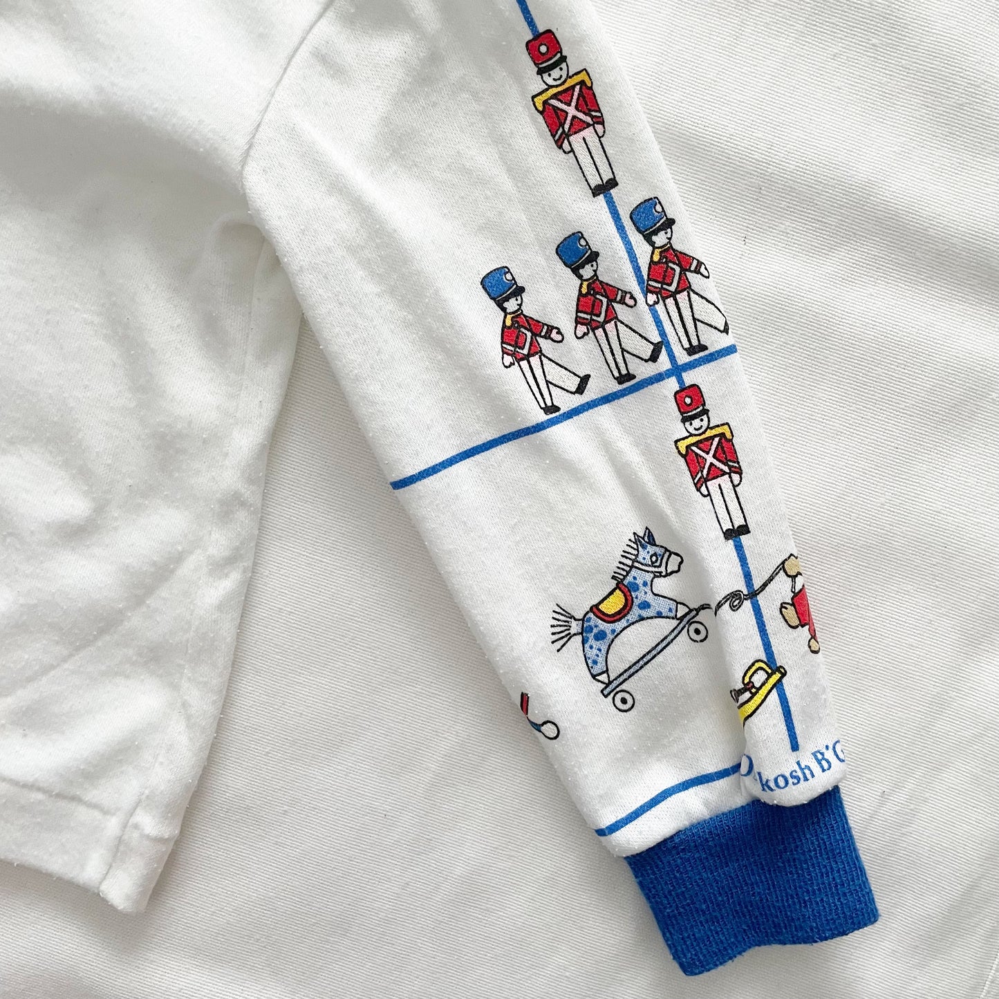 OshKosh Toy Soldier Layer Top - Yellow Clover Vintage Kids Clothes