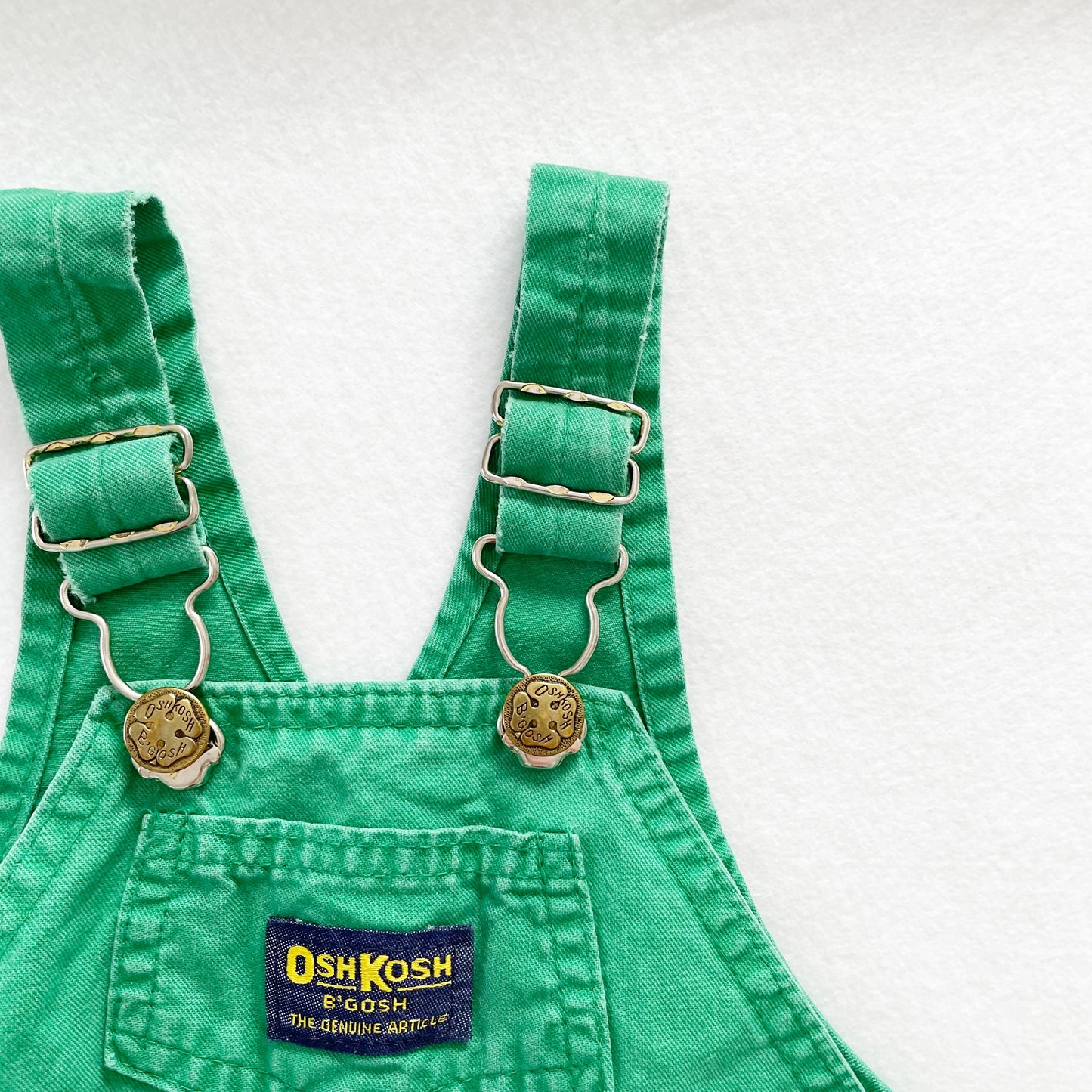 OshKosh Solid Green Overalls