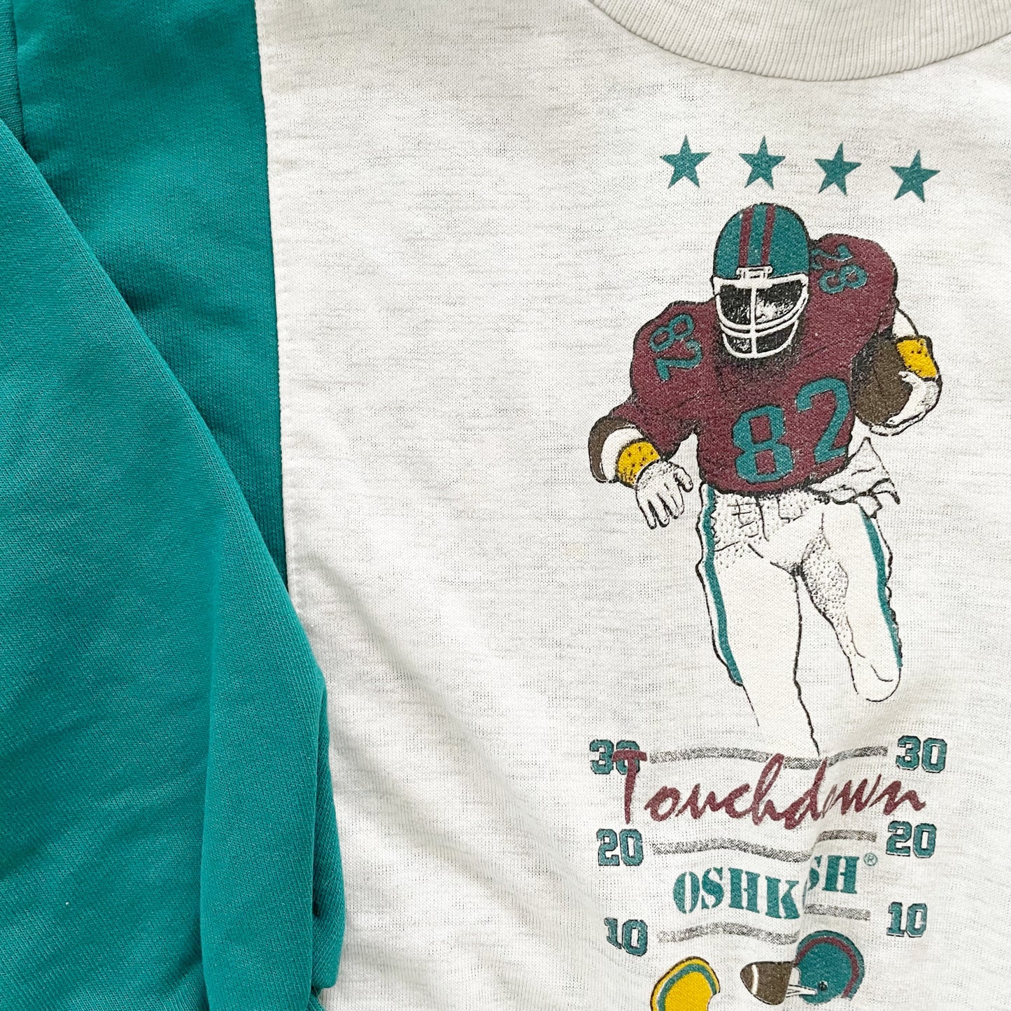 OshKosh Football Champs Set - Yellow Clover Vintage Kids Clothes