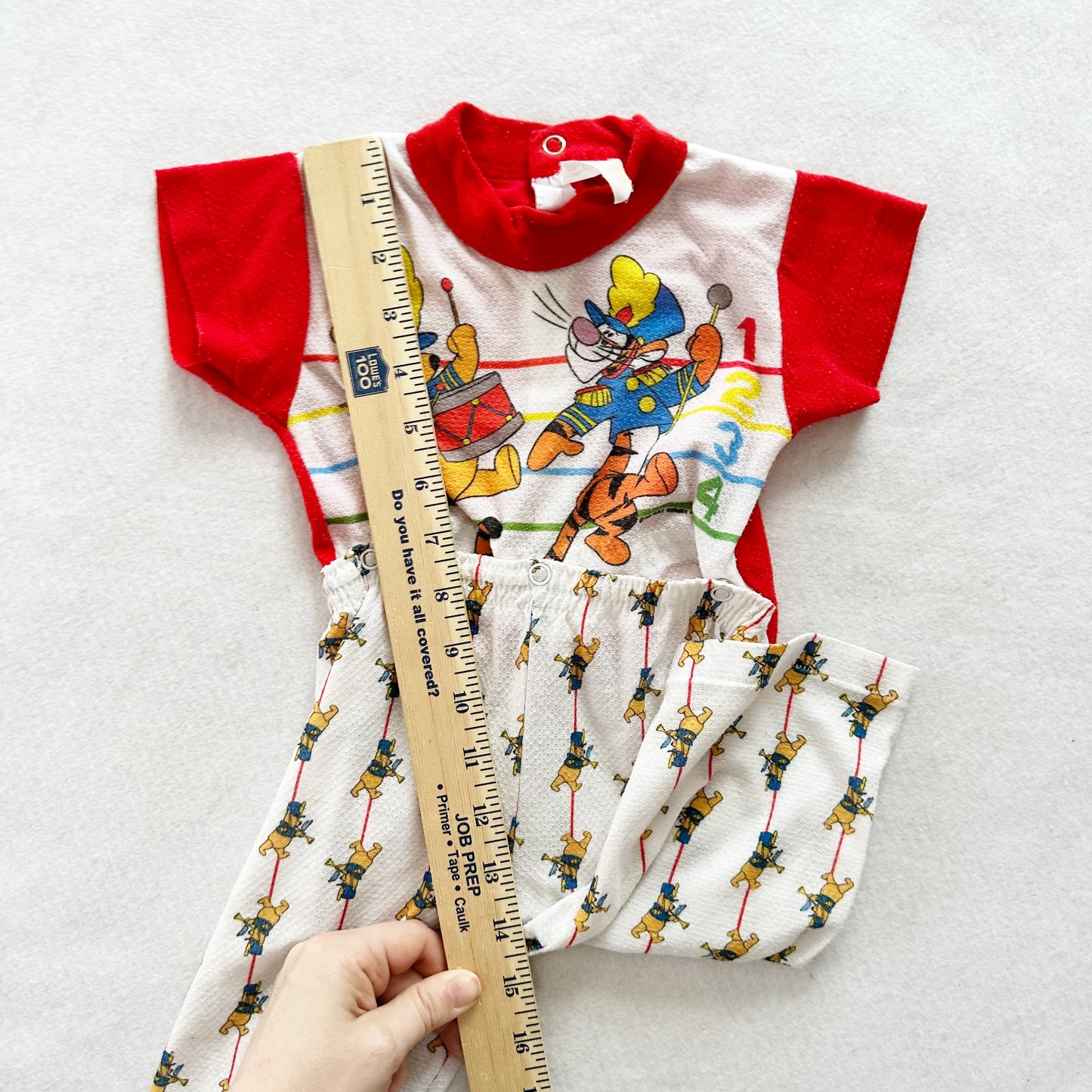 Winnie the Pooh Band Pajamas - Yellow Clover Vintage Kids Clothes