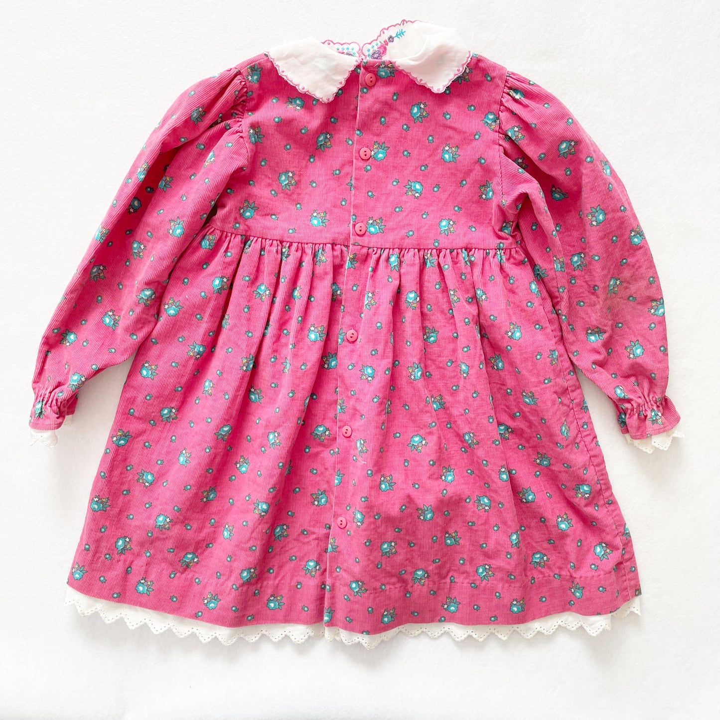 OshKosh Cord Floral Collared Dress