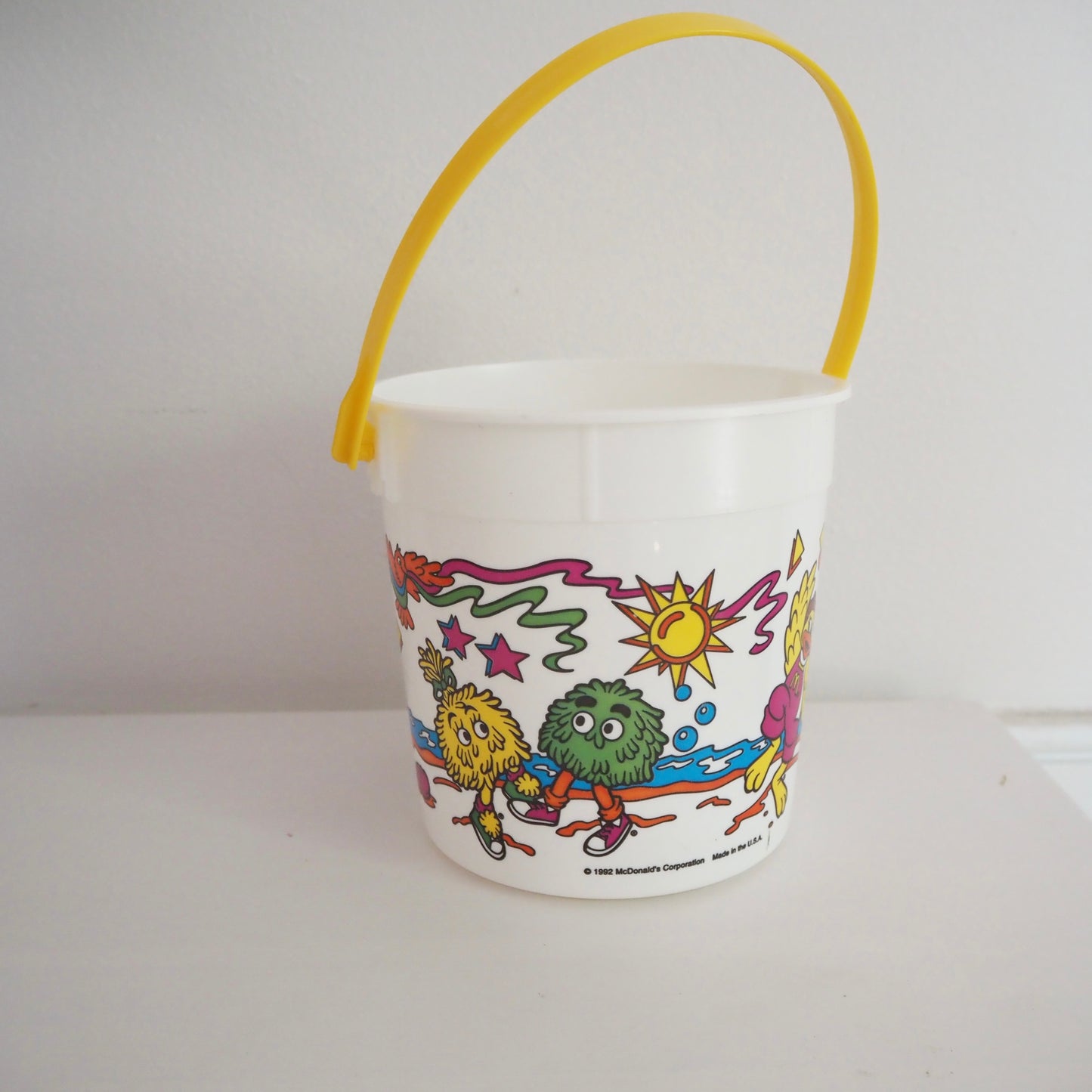 McDonald’s Beach Bucket - Yellow Clover Vintage Kids Clothes