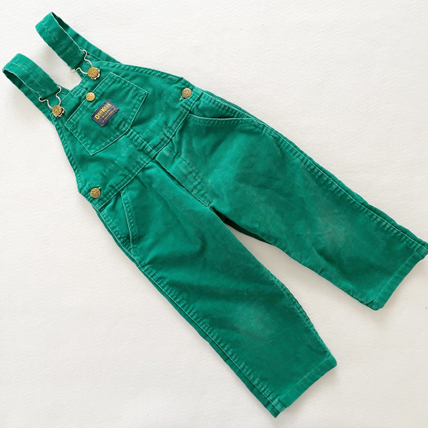 OshKosh Emerald Green Cord Overalls