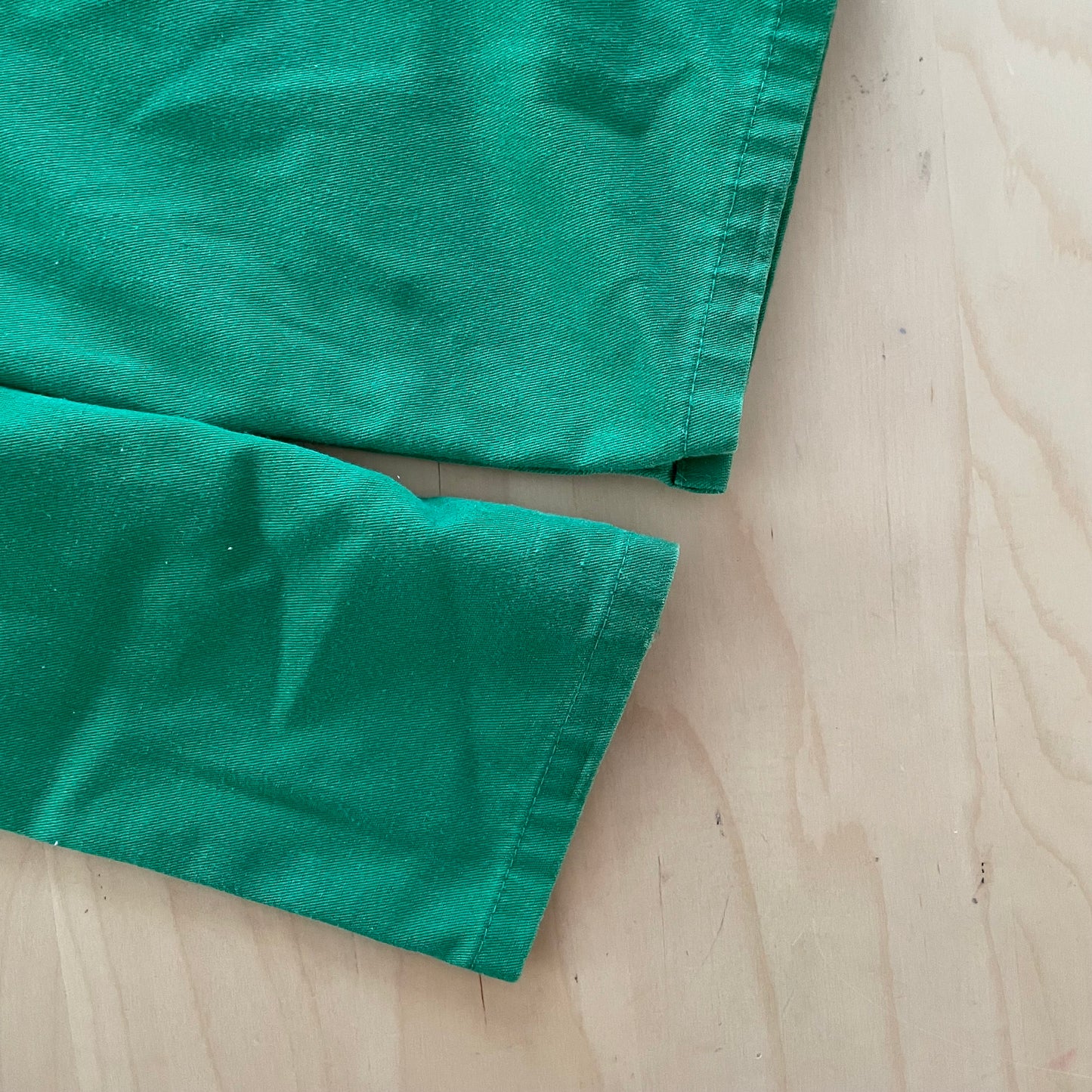 Lands’ End Green Overalls - Yellow Clover Vintage Kids Clothes