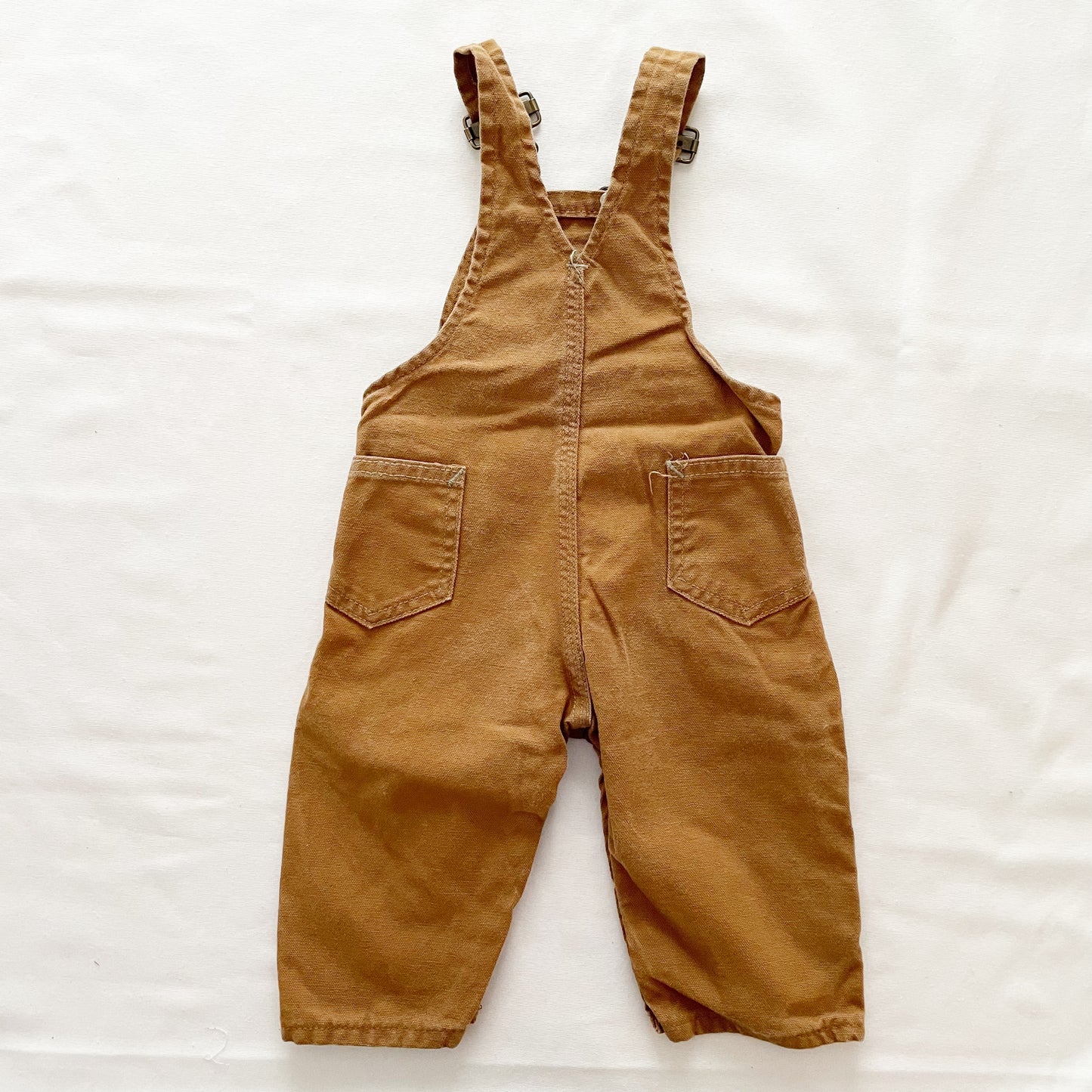 Carhartt Tan Overalls • 12m - Yellow Clover Vintage Kids Clothes