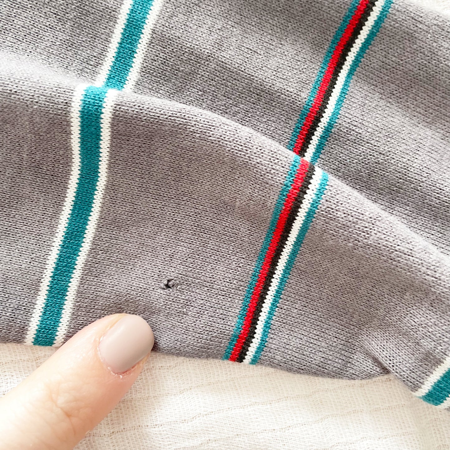 Striped Collared Polo Shirt - Yellow Clover Vintage Kids Clothes