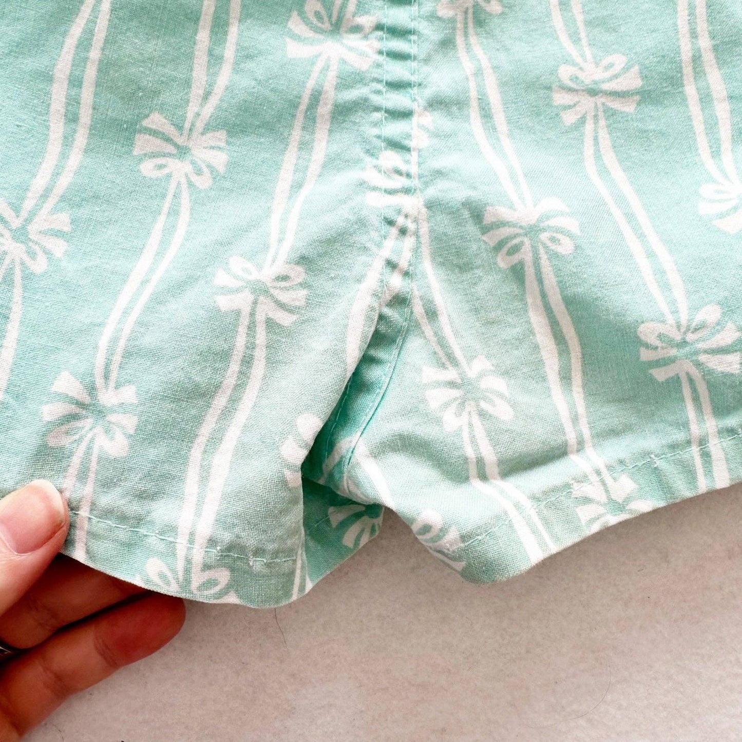 OshKosh Ribbon Bow Crossfront Shortalls