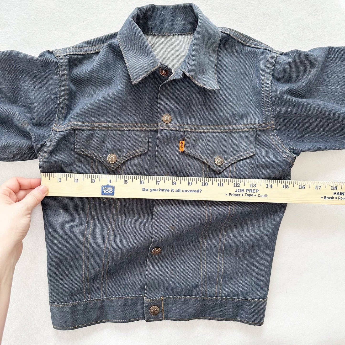 Levi’s Orange Tab Jean Jacket - Yellow Clover Vintage Kids Clothes