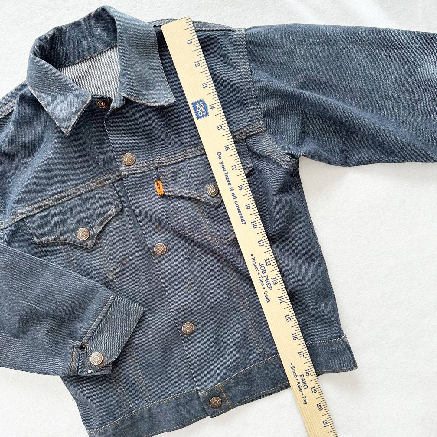 Levi’s Orange Tab Jean Jacket - Yellow Clover Vintage Kids Clothes